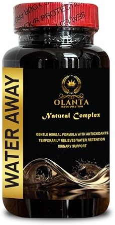 Water Away - Water Away Pills Maximum Strength - Water Retention, Natural diuretics for Water Retention, Water Pills Vitamins, Fast Acting Bloating Relief, Citric Acid, Celery Seed - 1 Bottle Generic