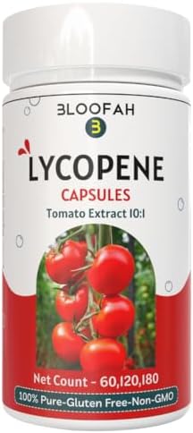 Капсулы Ликопин, 500 мг — 60 капсул | Экстракт томата 10:1 | 100% чистый, без ГМО и глютена Bloofah