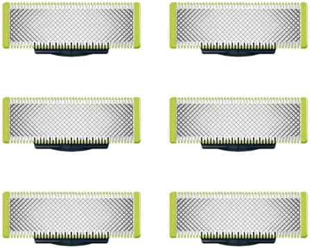 Replacement Heads Compatible with Philips Norelco One 1 Blade QP210/80 QP2515 QP2520 QP6510 QP6530, Replacement Blades-6 Count Generic