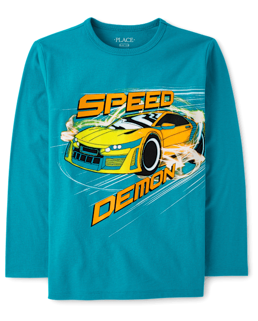 Boys Speed Demon Graphic Tee The Children`s Place