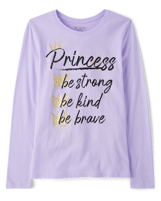 Girls Princess List Graphic Tee The Children`s Place