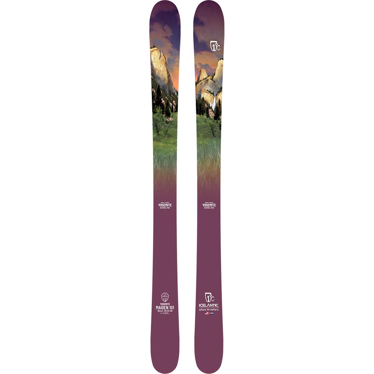 Бэккантри лыжи Icelantic Skis Yosemite Maiden 101 - 2025 Icelantic Skis