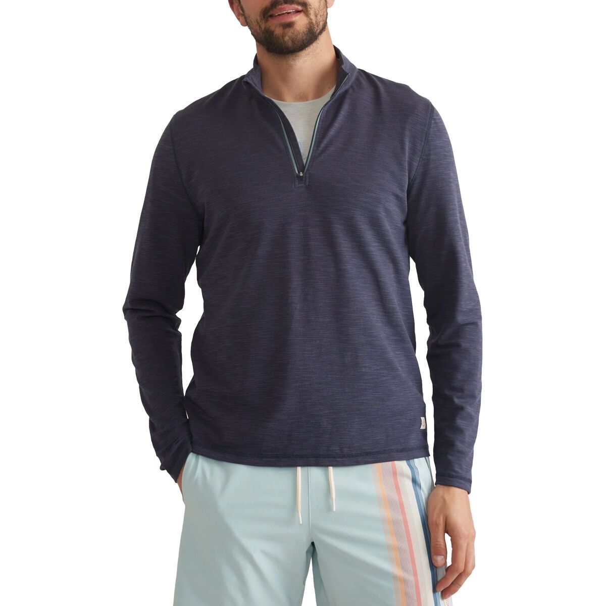 Мужской Лонгслив Marine Layer Air 1/4-Zip Pullover Marine Layer