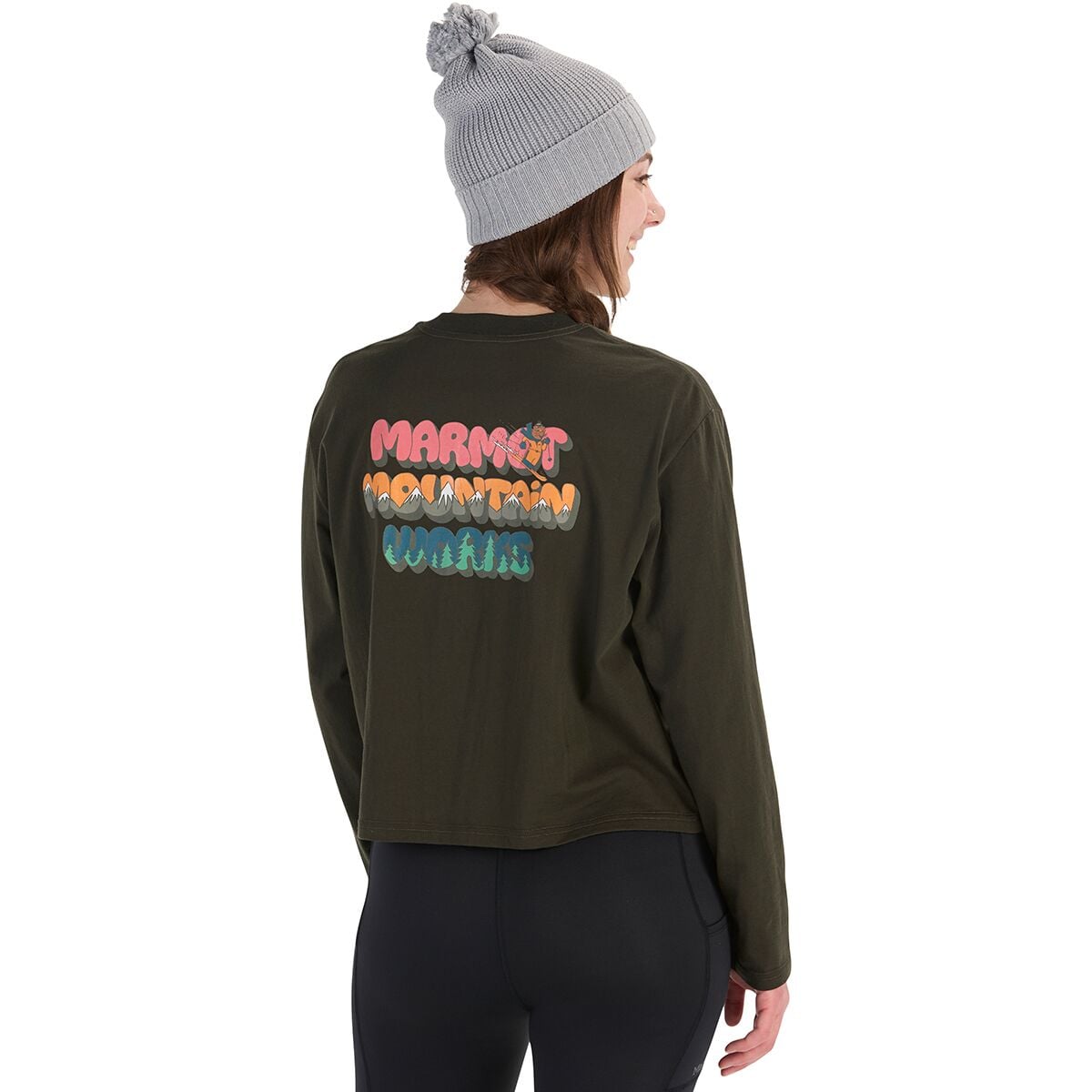 Женская Повседневная рубашка Marmot Downhill Marty Boxy Long-Sleeve T-Shirt Marmot