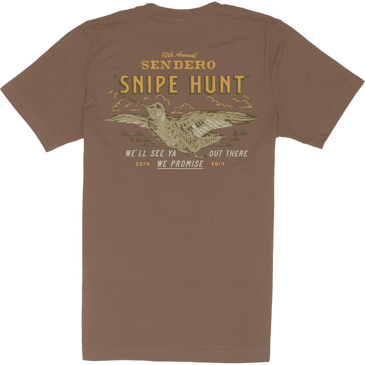 Унисекс Футболка Sendero Provisions Co. Snipe Hunt Sendero Provisions Co.