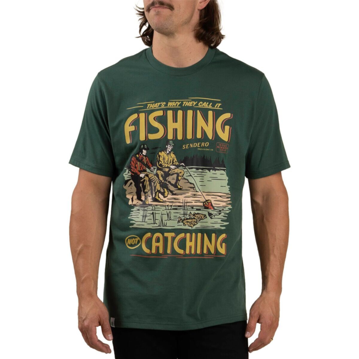 Футболка для рыбалки Not Catching от Sendero Provisions Co. Sendero Provisions Co.