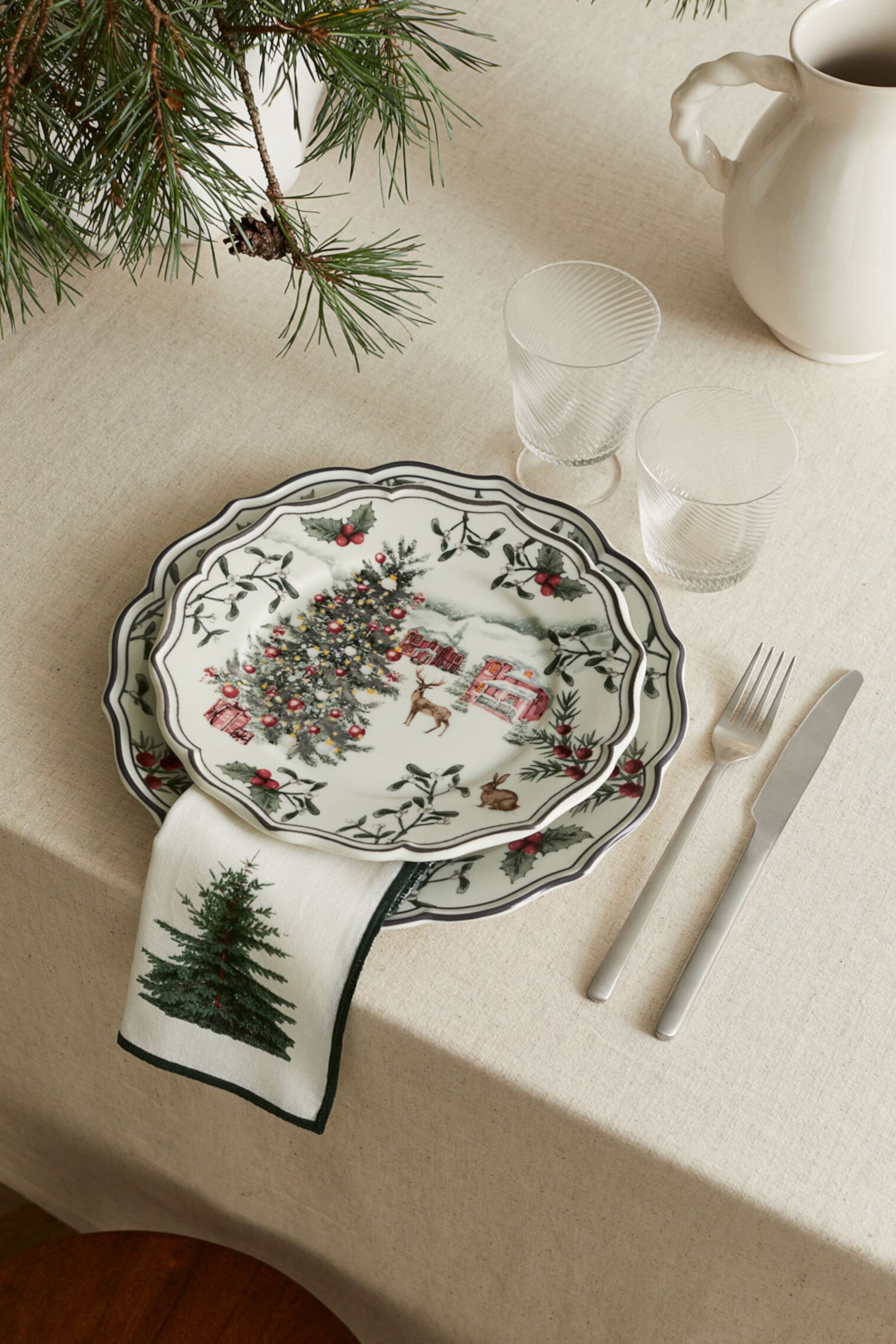 Small Porcelain Plate H&M