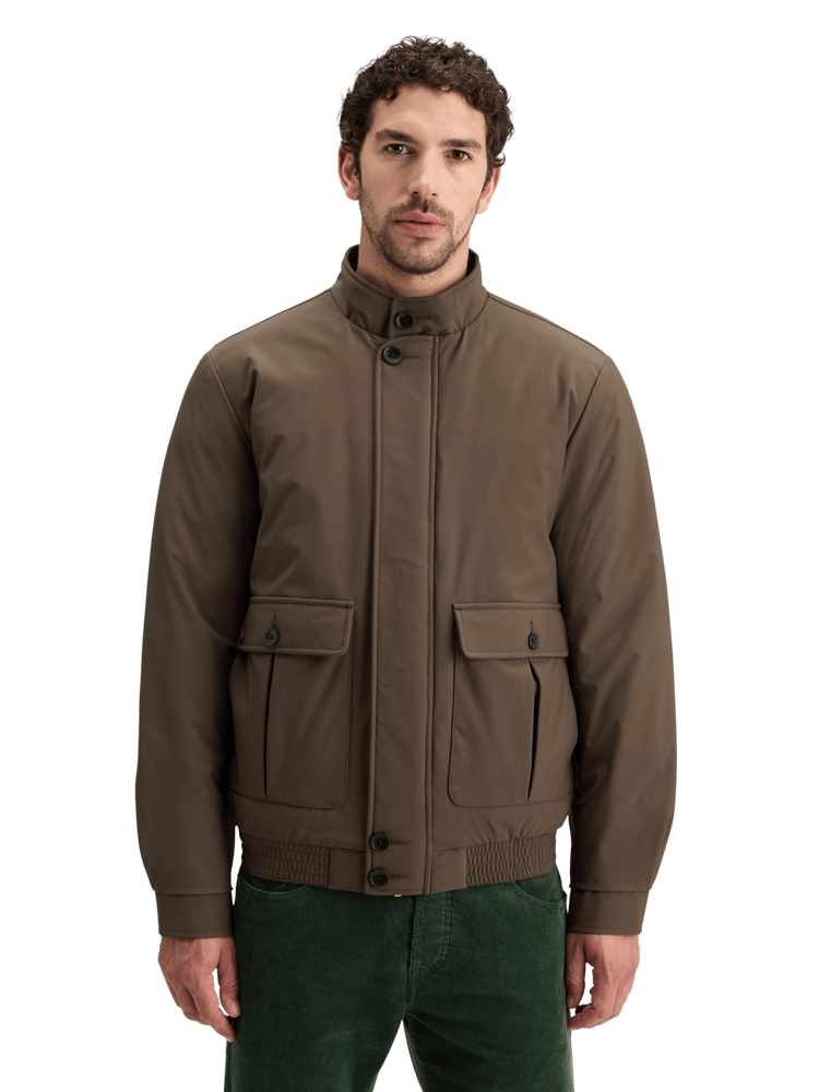 Классическая куртка Harrington из эластичного софтшелла, 92% полиэстер, 8% эластан Scotch & Soda