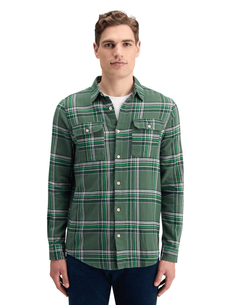 Мужская Повседневная рубашка Scotch & Soda Regular-Fit Multi Flannel Check Scotch & Soda