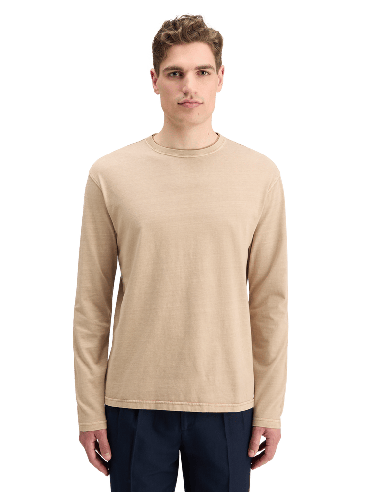 Футболка Relaxed Fit с длинным рукавом из 100% хлопка для уюта в осенние дни Scotch & Soda