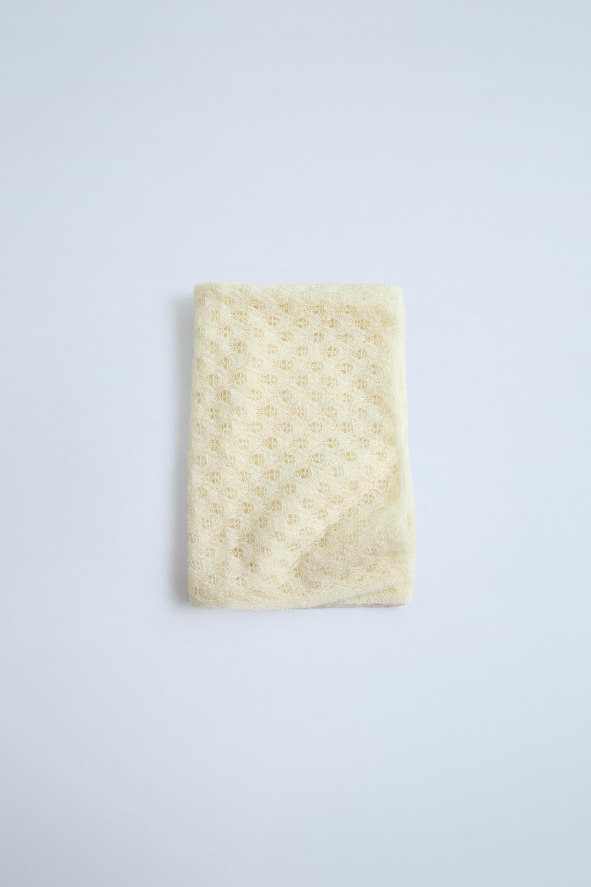 ALPACA WOOL BLEND BLANKET ZARA