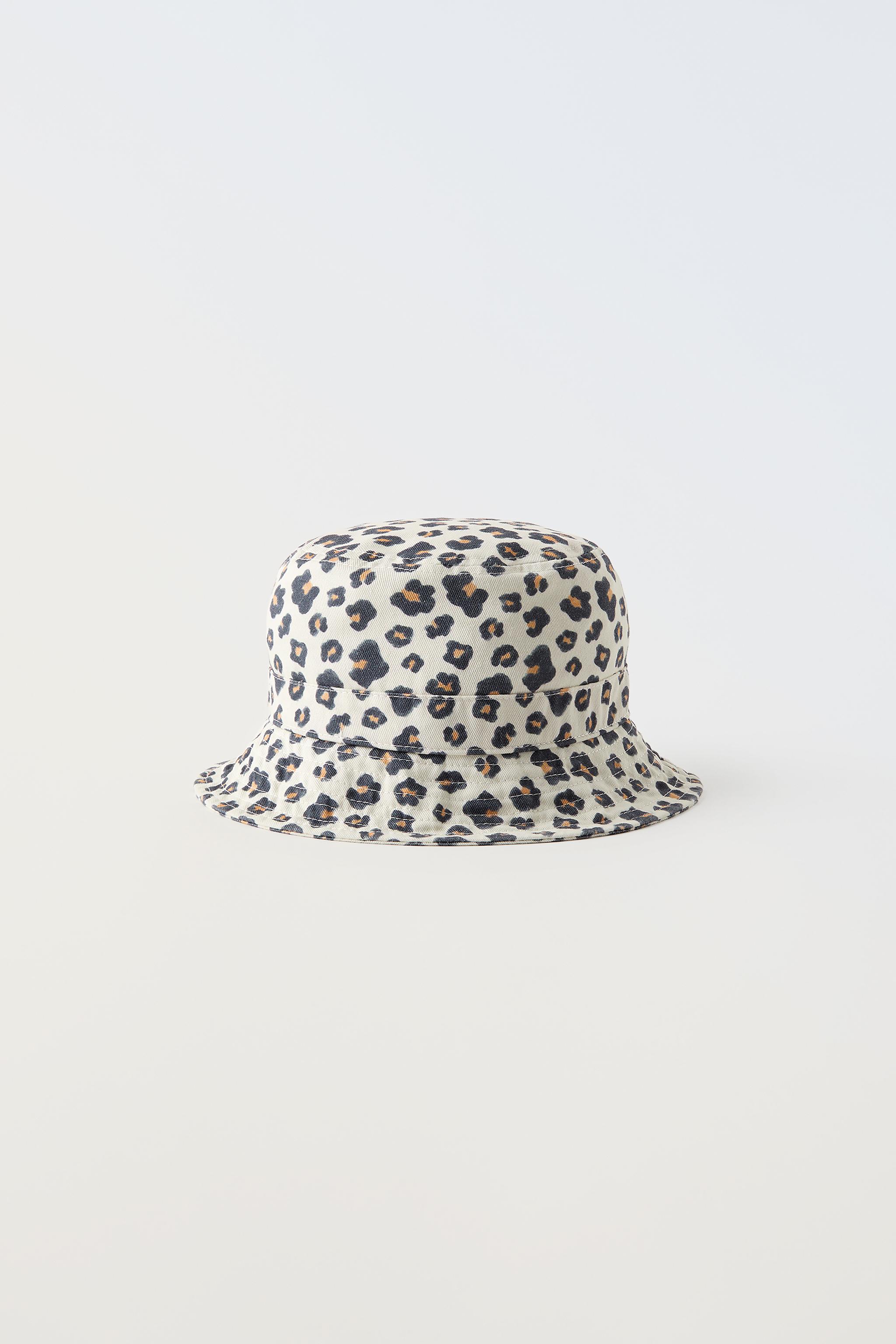 Панама ZARA ANIMAL PRINT BUCKET HAT ZARA