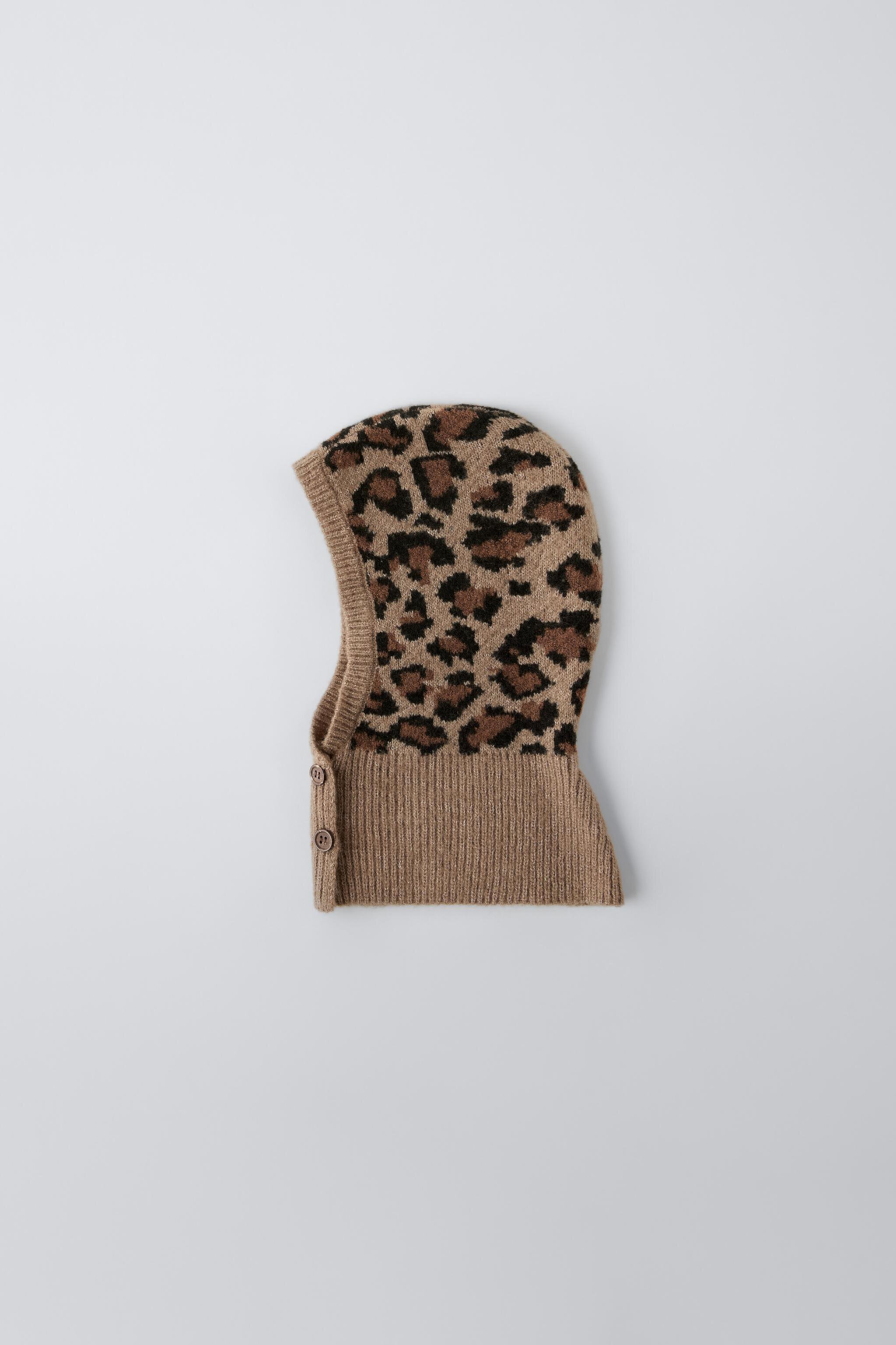 Балаклава ZARA ANIMAL PRINT KNIT HOOD ZARA