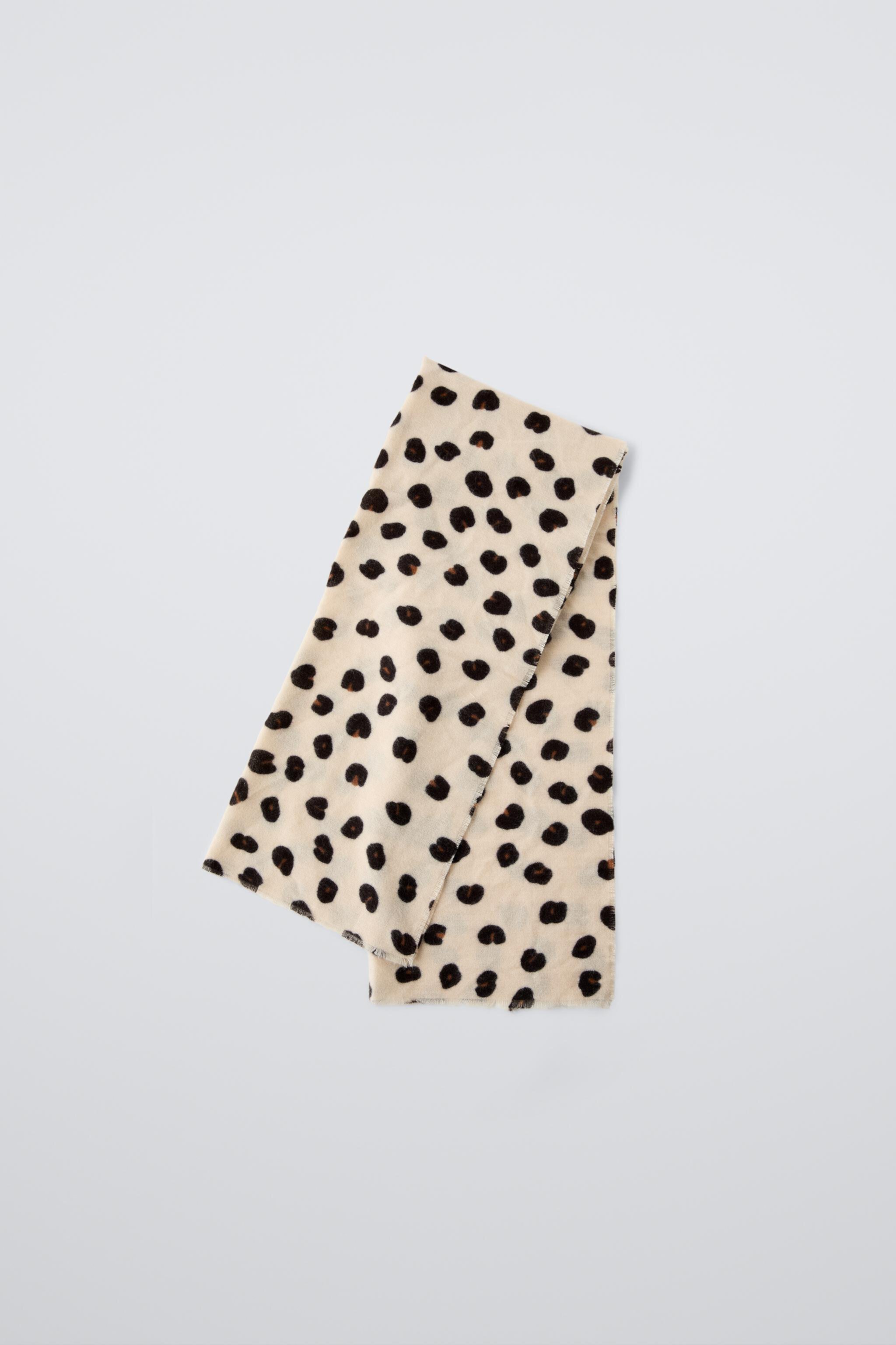 Длинный шарф ZARA KIDS ANIMAL PRINT SOFT TOUCH ZARA