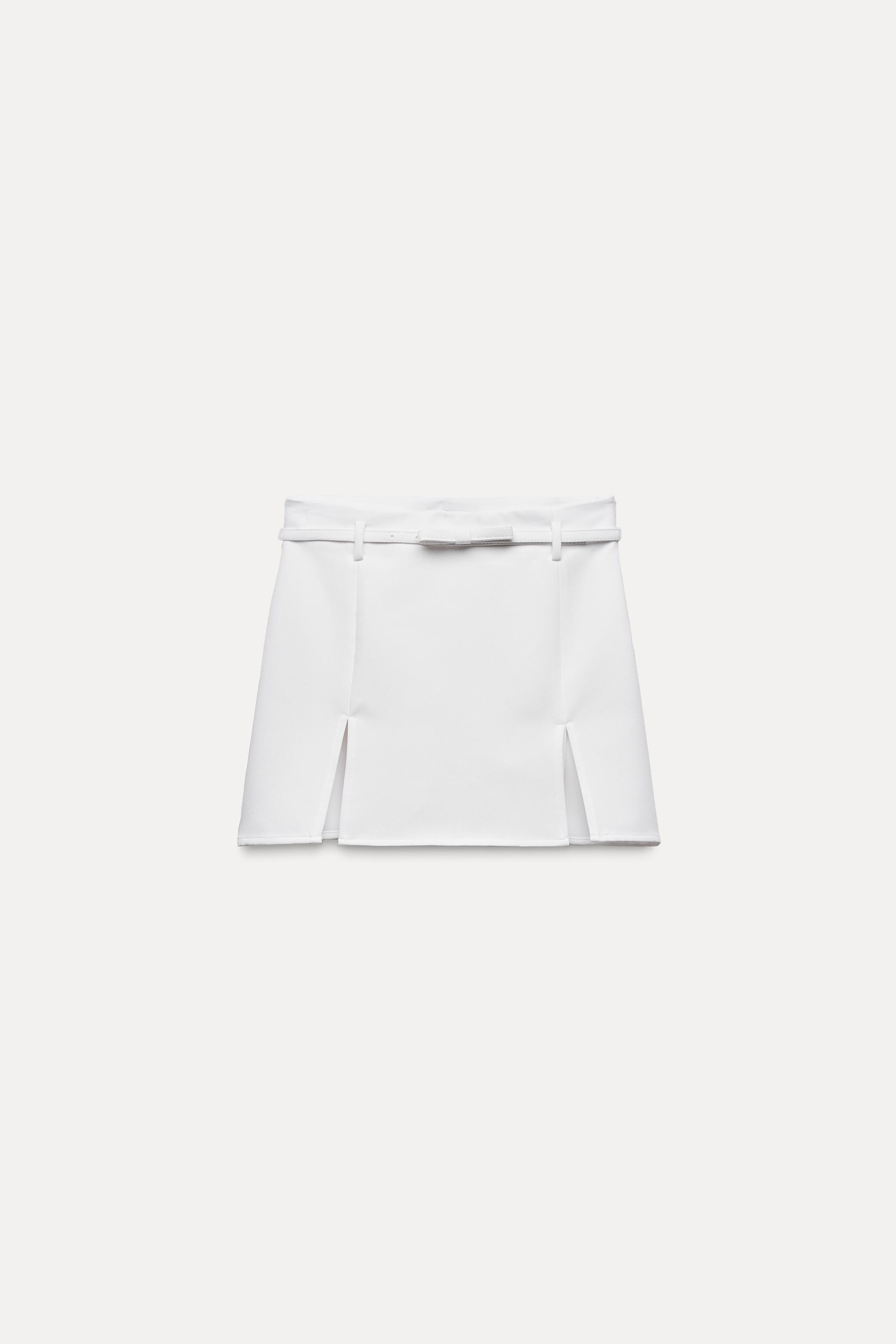 Женская Юбка-шорты Zara BELTED BOW SKORT ZARA