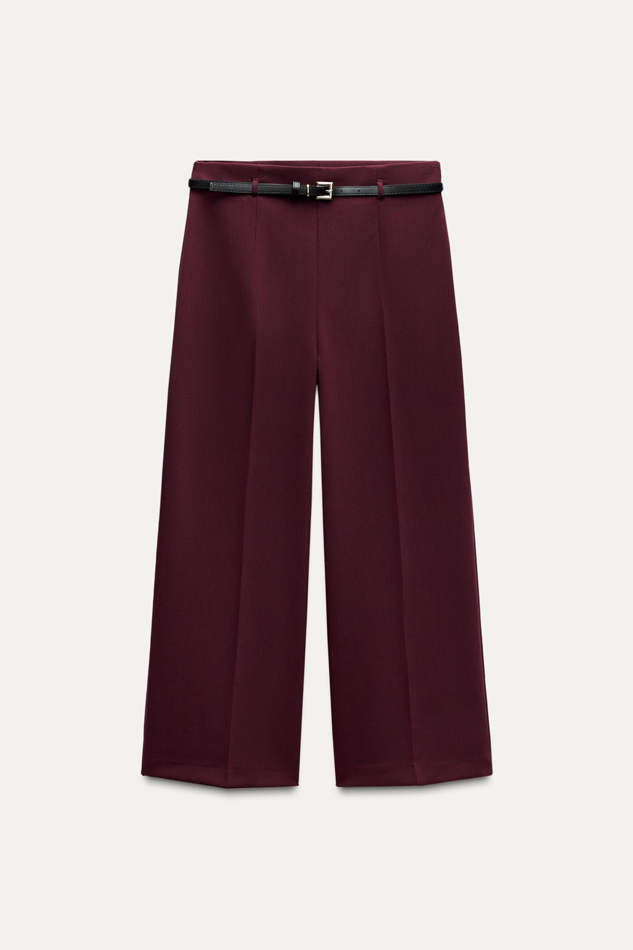 BELTED CULOTTE PANTS ZW COLLECTION ZARA