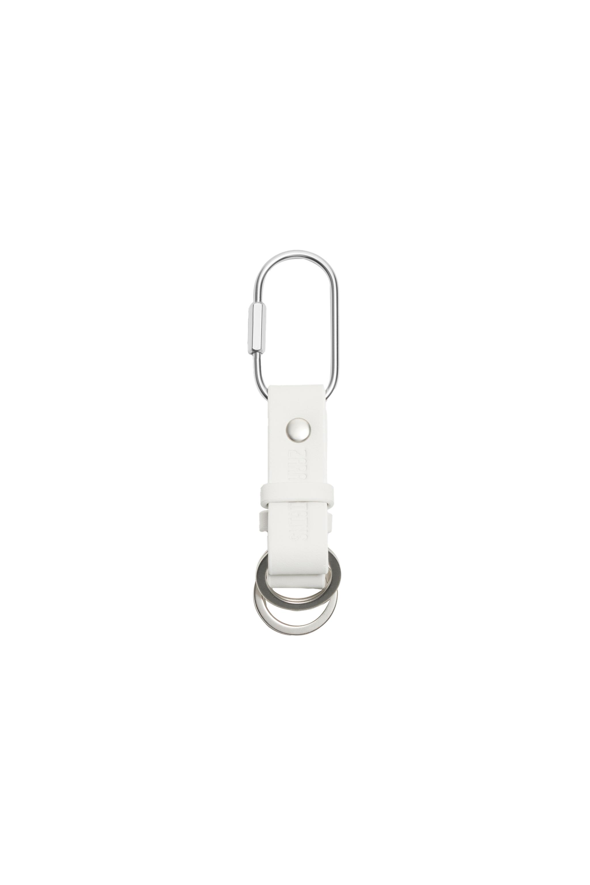 Брелок с карабином ZARA CARABINER LEATHER KEYCHAIN ZARA