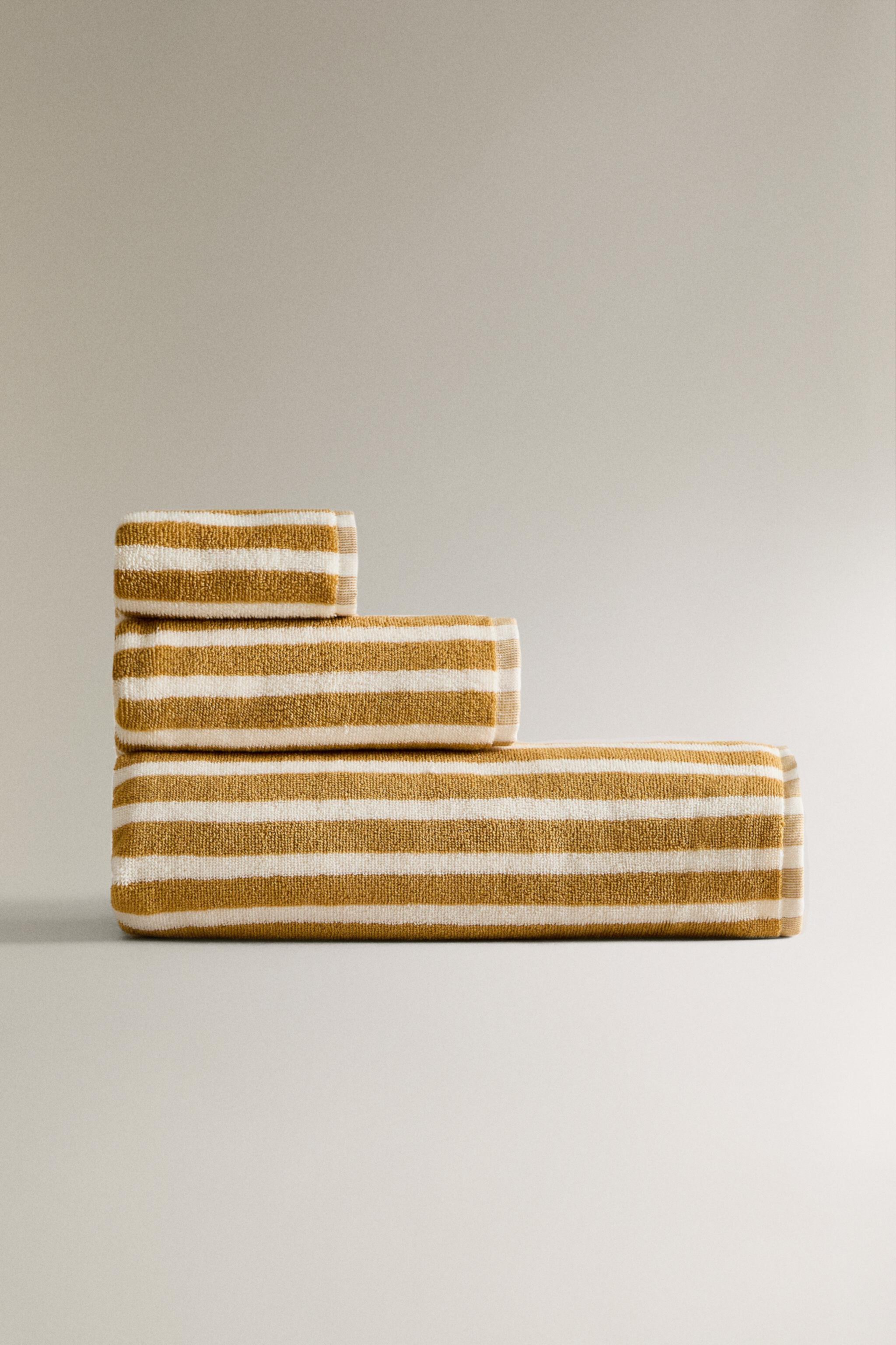 COLORED STRIPED TOWEL Zara Home