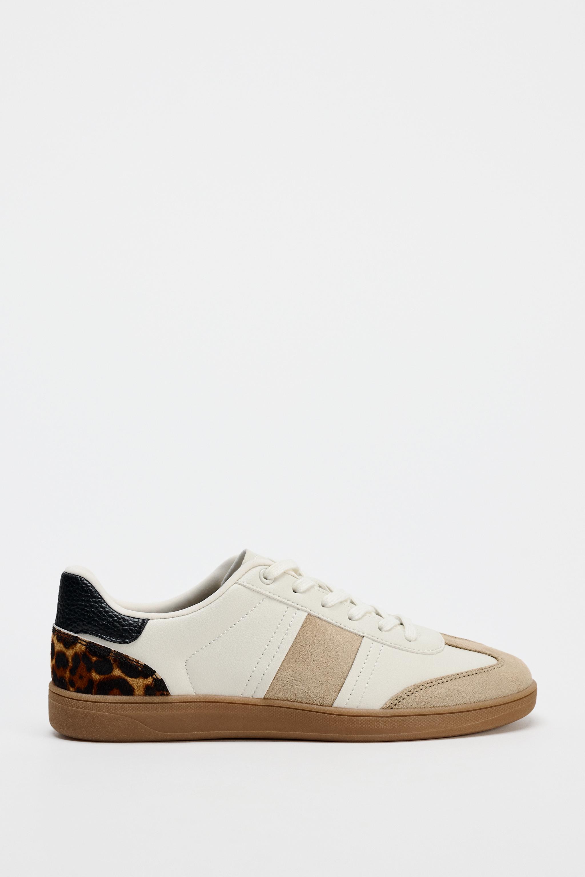 Женские Повседневные кроссовки ZARA CONTRAST ATHLETIC SNEAKERS ZARA