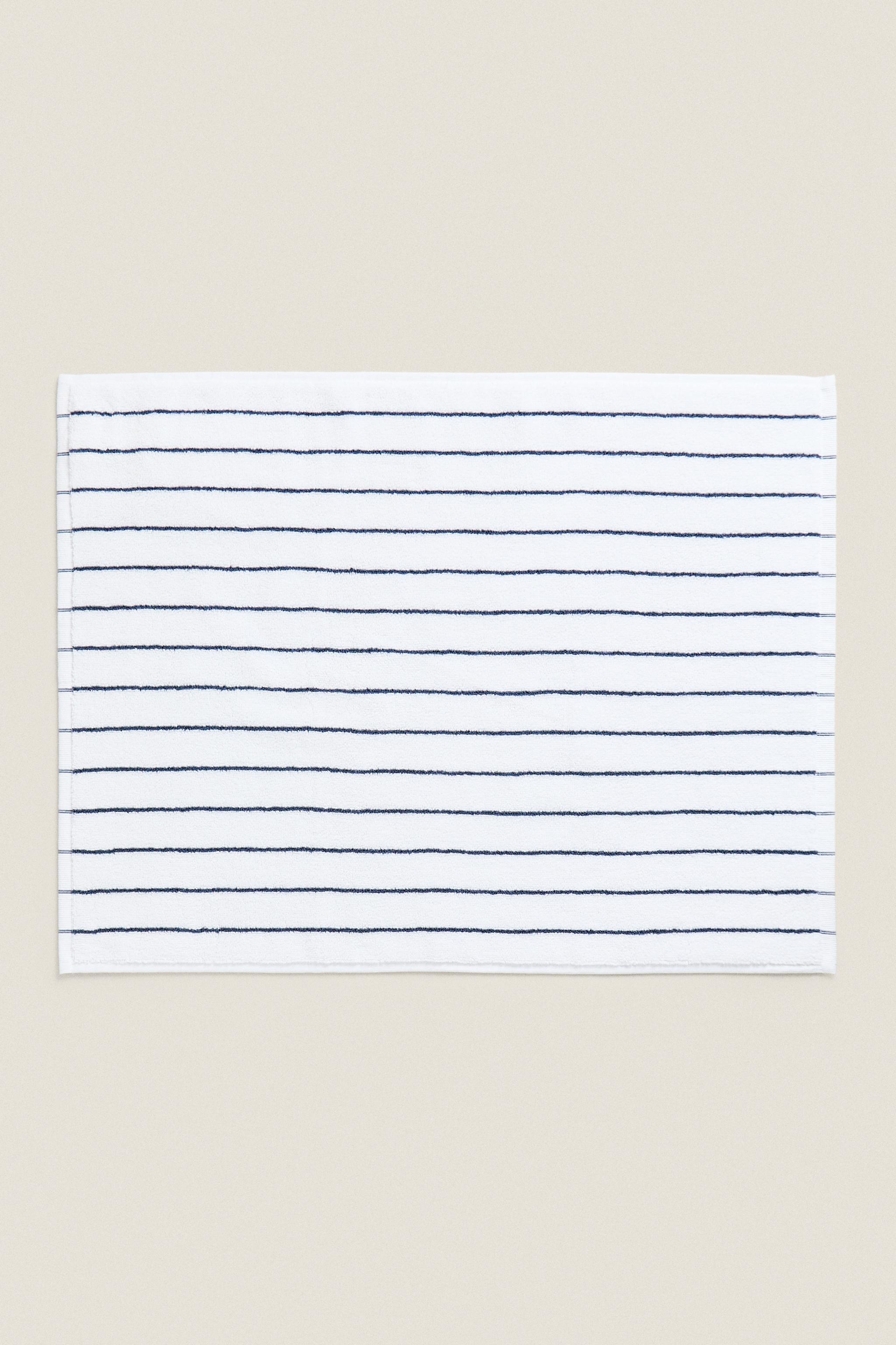 CONTRAST STRIPE BATH MAT Zara Home