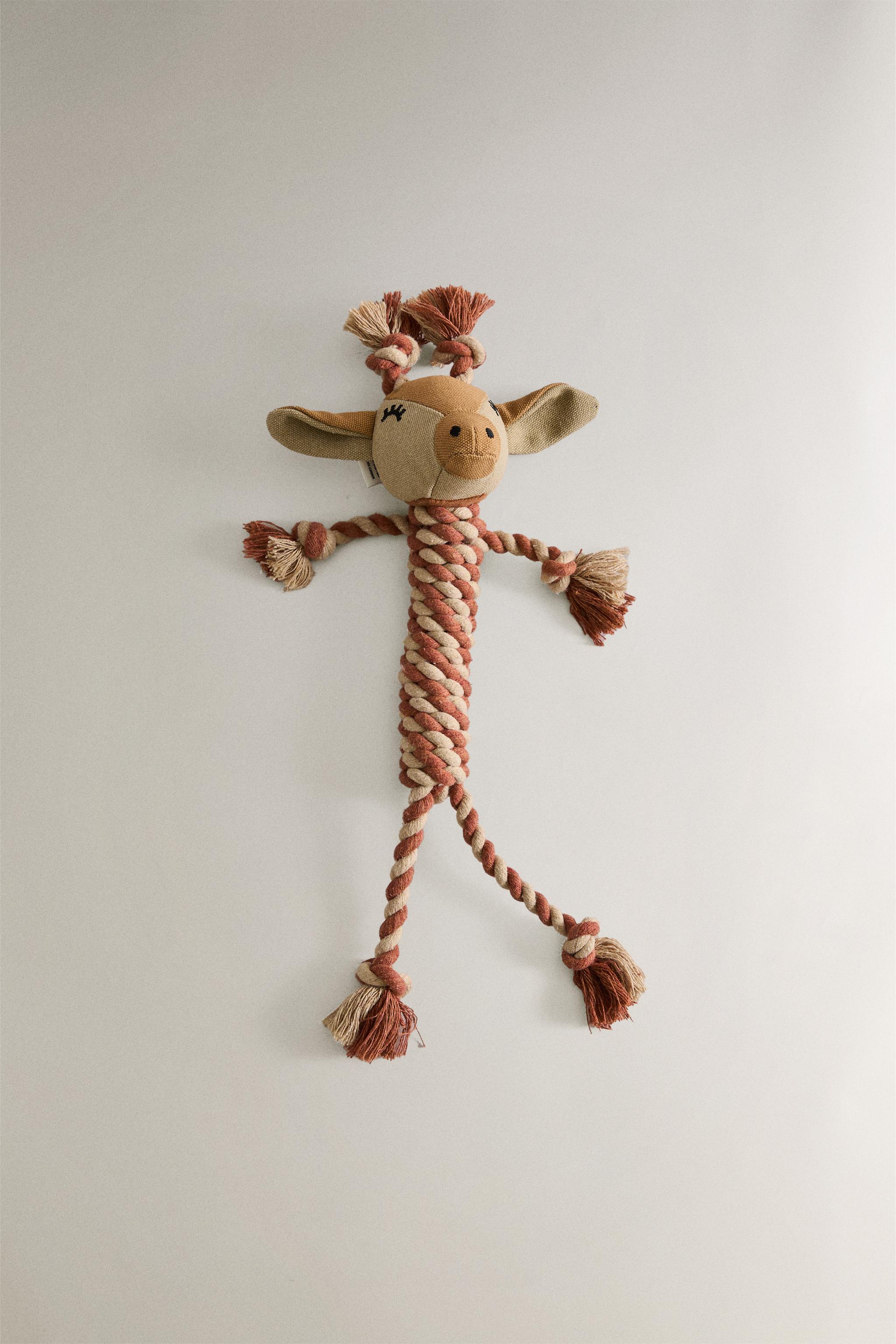 CORD GIRAFFE PET TOY Zara Home