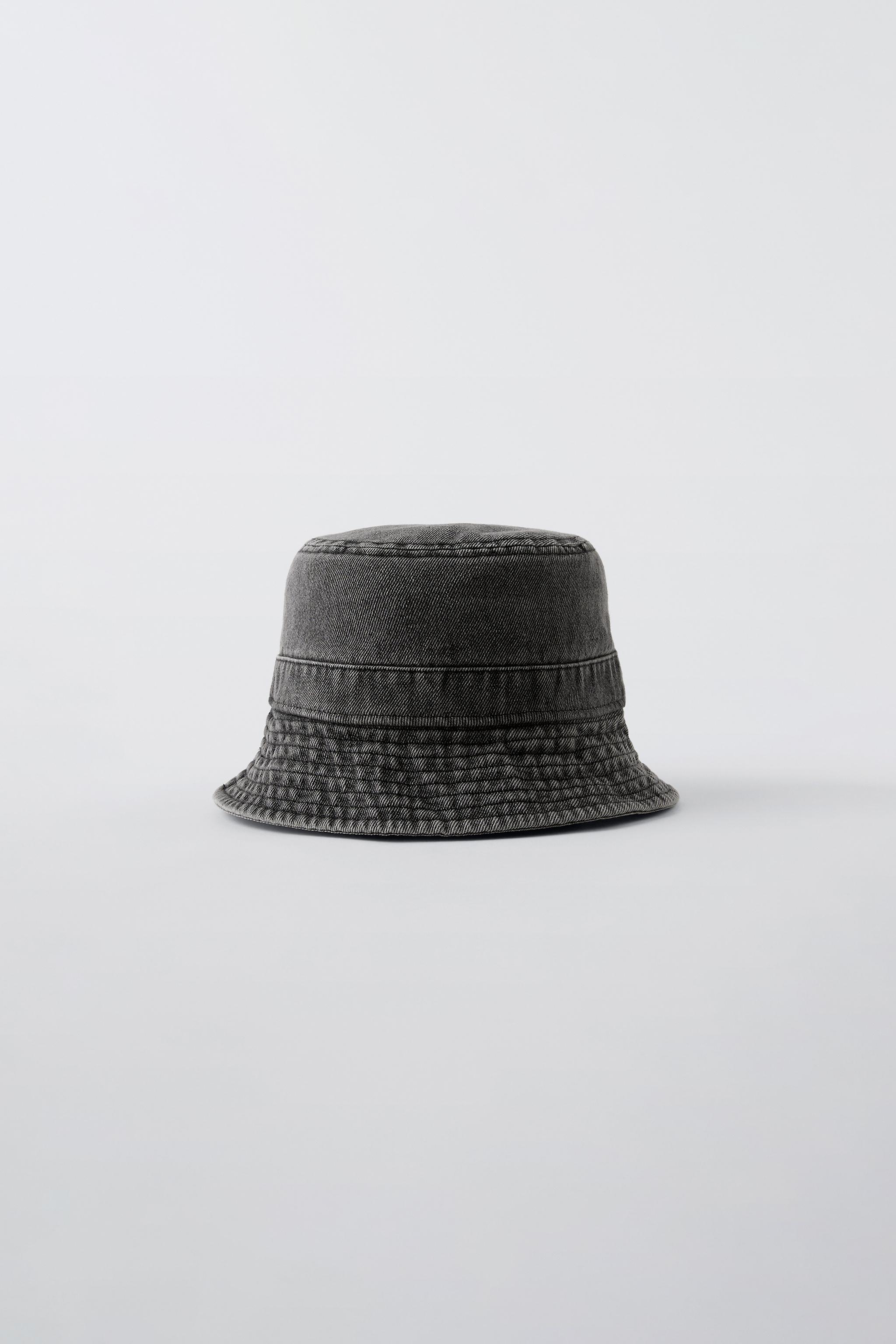 Панама ZARA DENIM BUCKET HAT ZARA