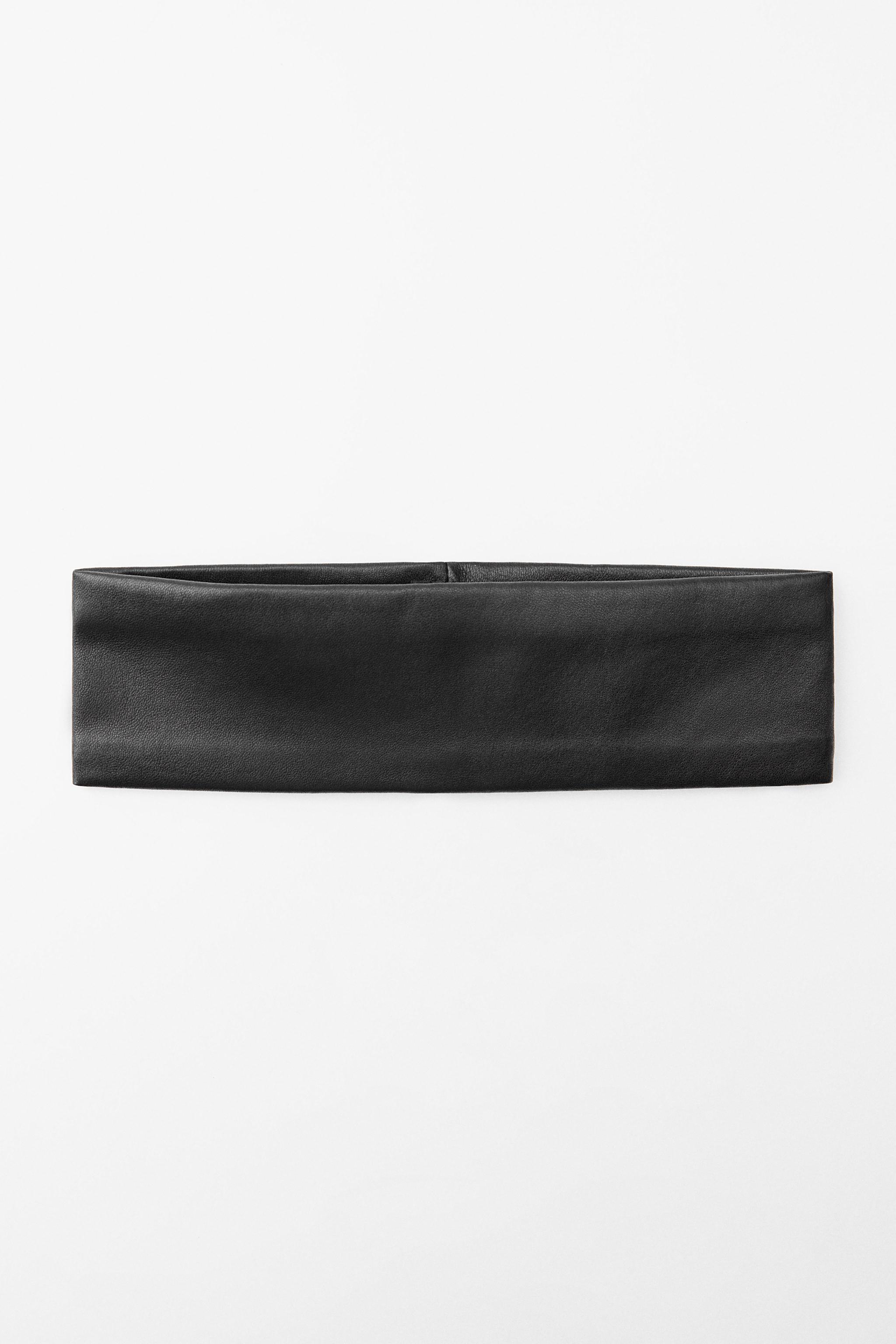 Ободок ZARA ELASTIC LEATHER HEADBAND ZARA