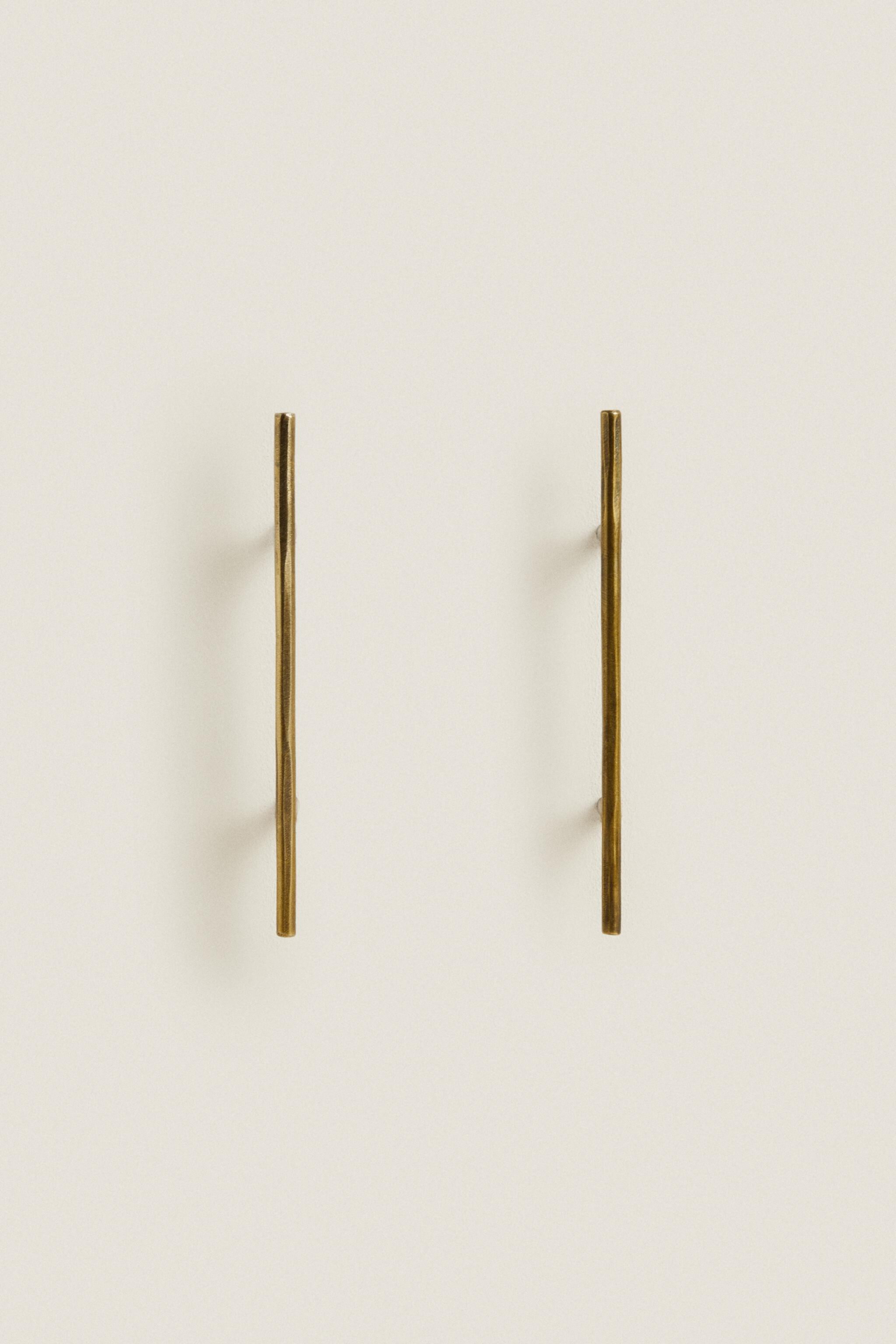 GOLDEN METAL HANDLE PACK (PACK OF 2) Zara Home