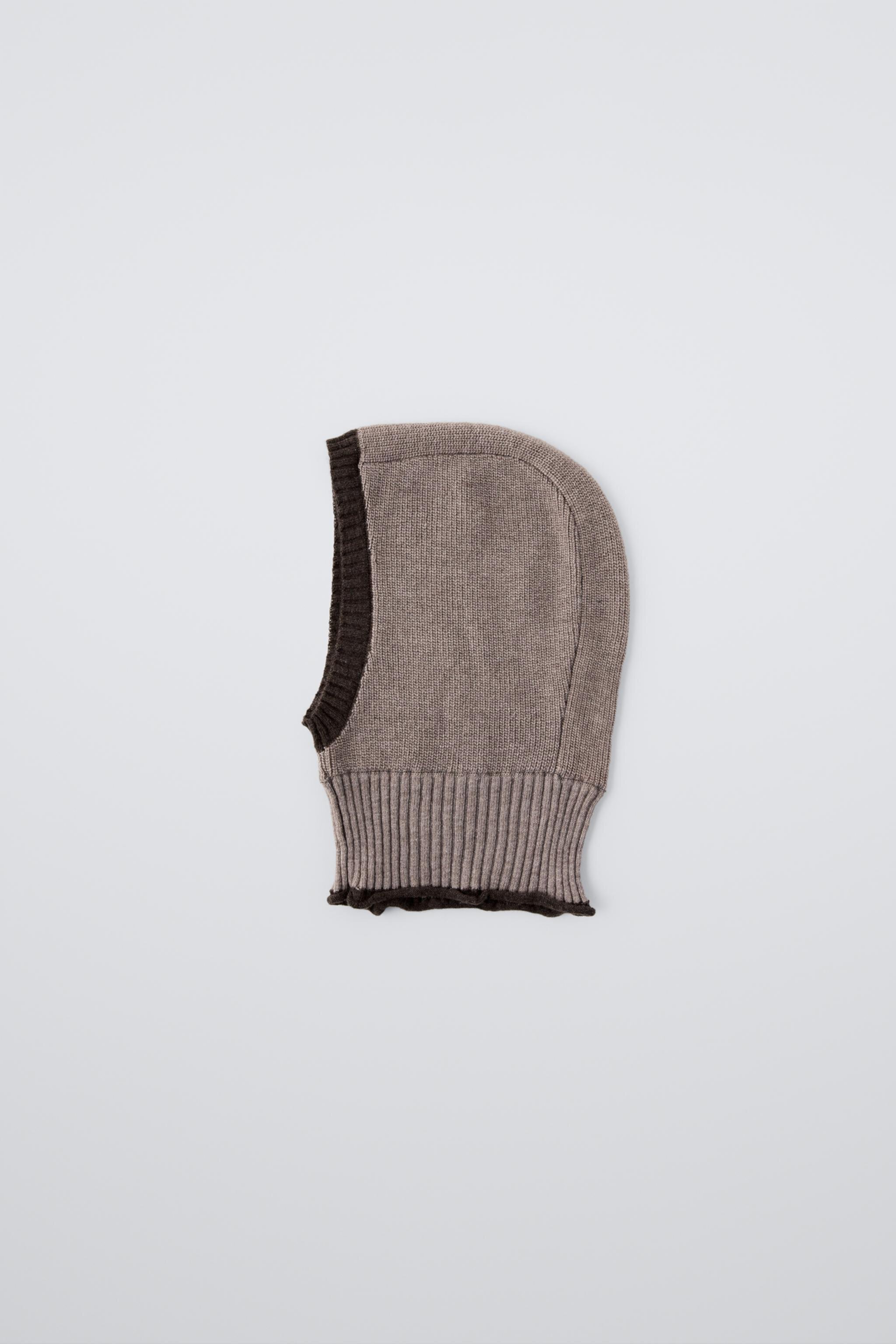 Балаклава ZARA KNIT BALACLAVA HOOD ZARA