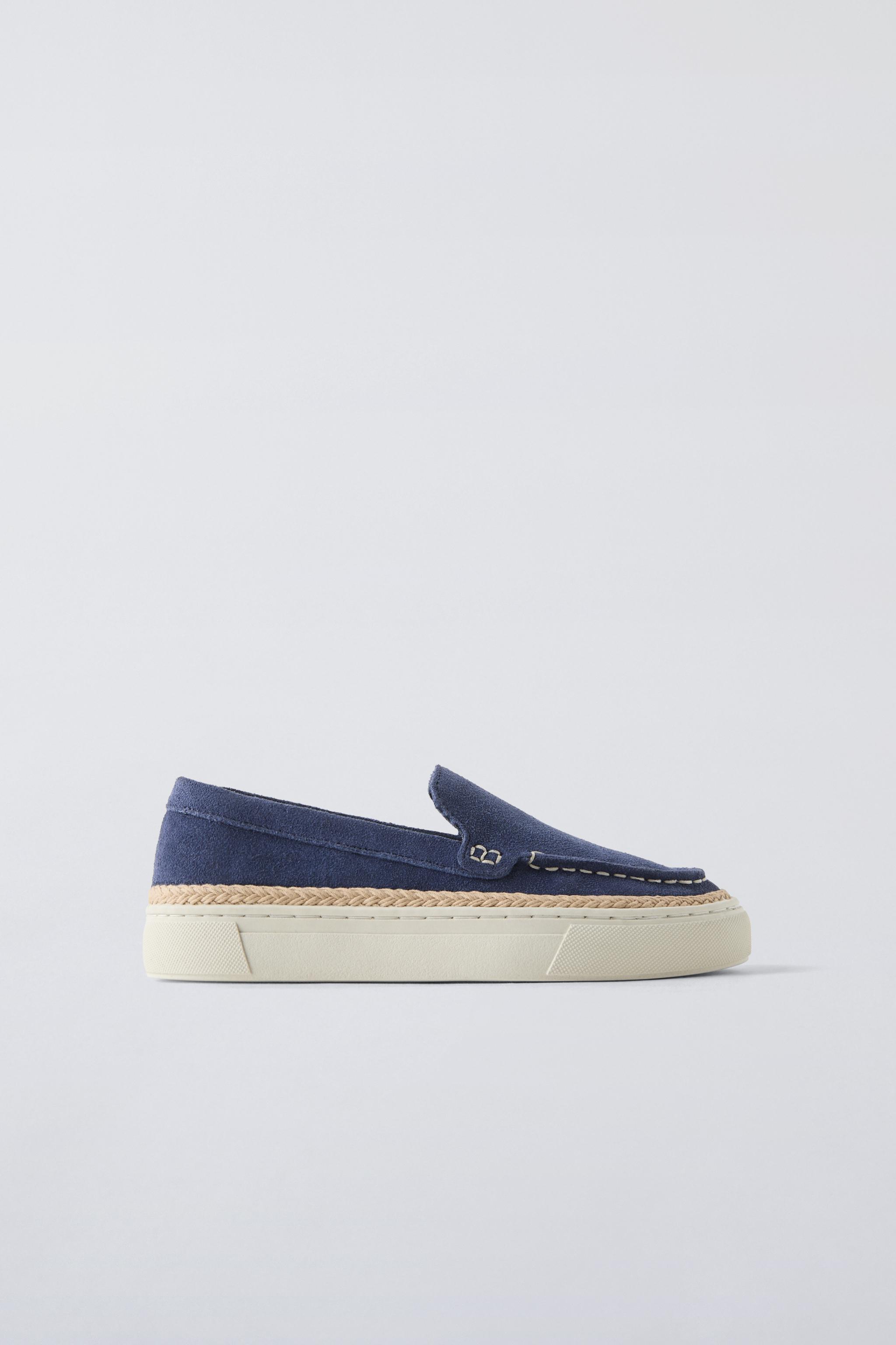 Детские слипоны ZARA KIDS LEATHER SPORT LOAFERS ZARA