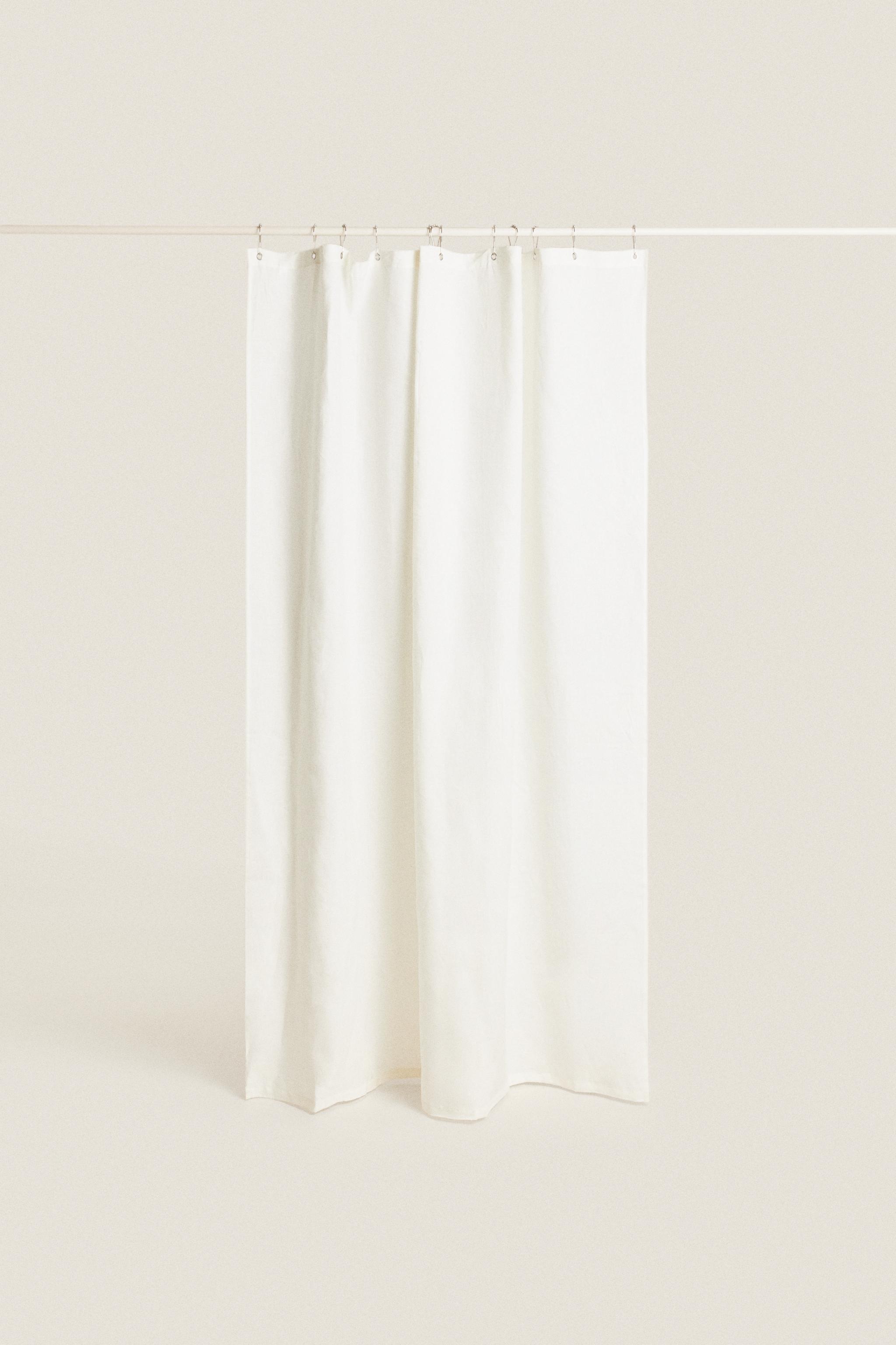 LINEN SHOWER CURTAIN Zara Home