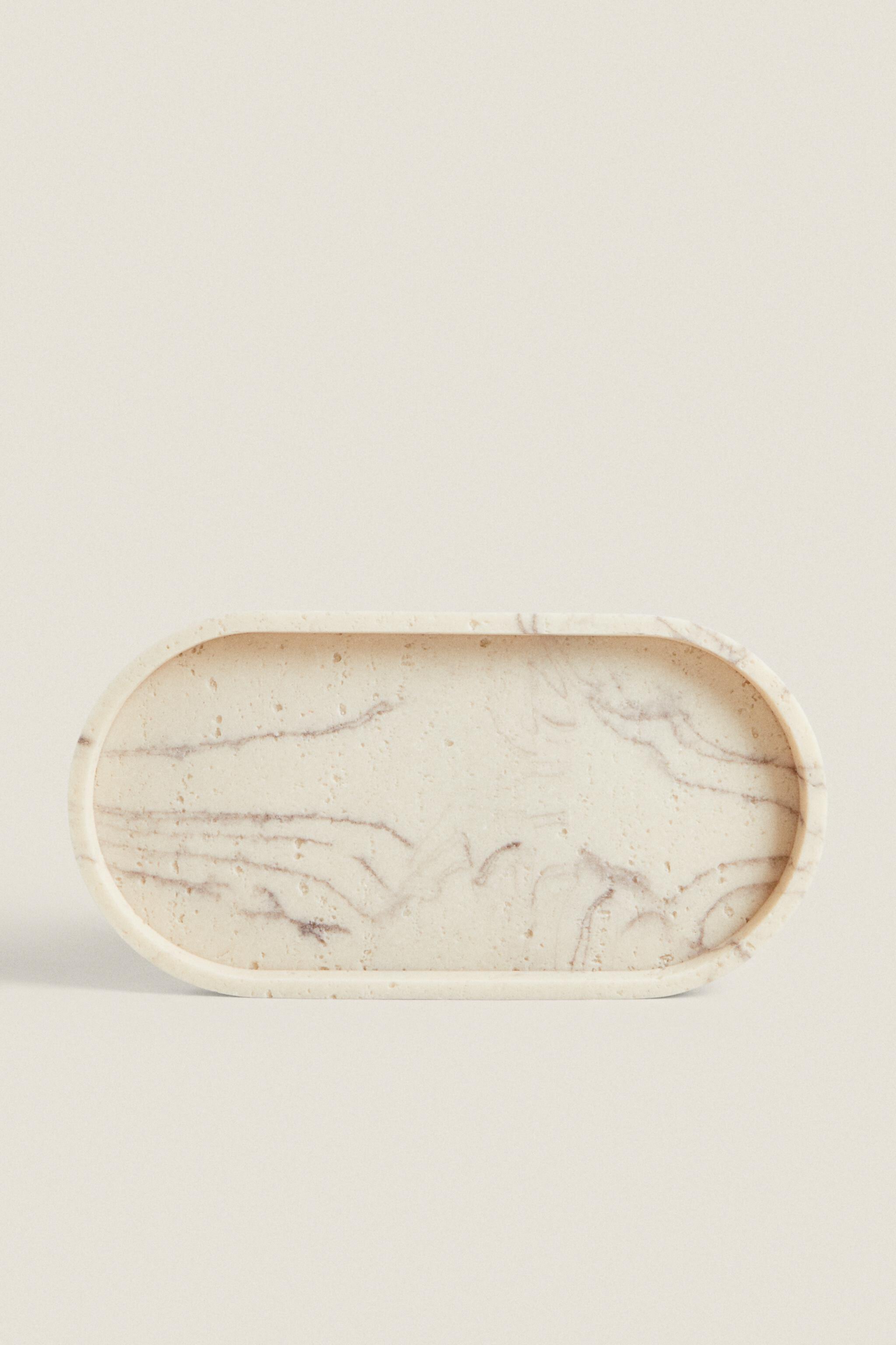 MARBLE-EFFECT RESIN BATHROOM TRAY Zara Home