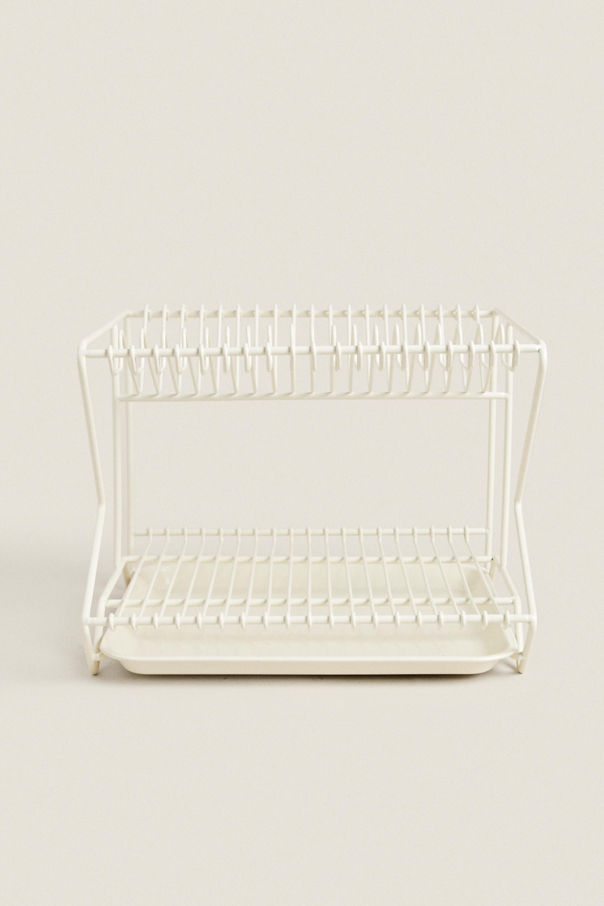 METAL DISH RACK WITH TRAY Zara Home