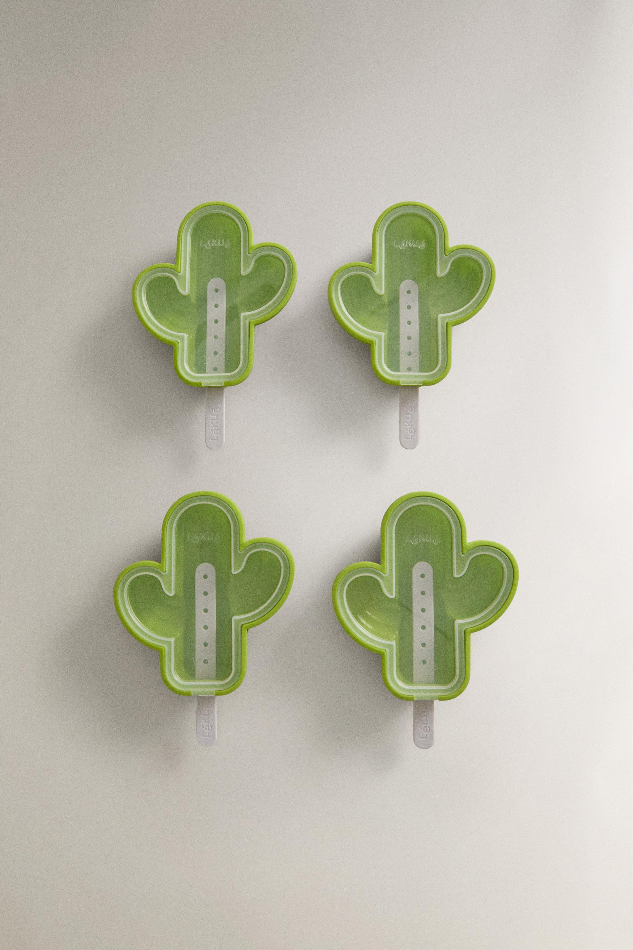 PACK OF LÉKUÉ CACTUS POPSICLE MOLDS (PACK OF 4) Zara Home