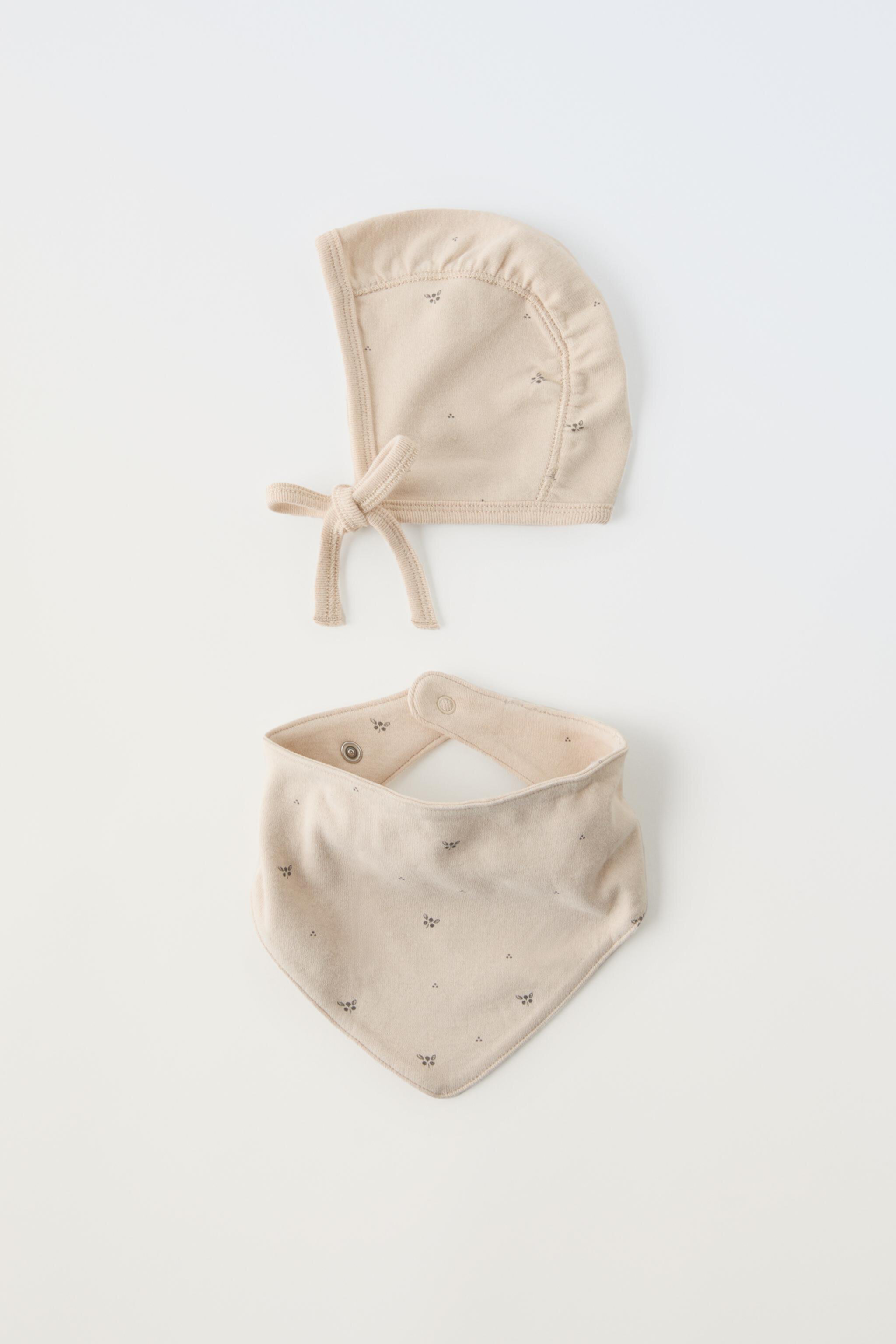 PRINTED BONNET AND BANDANA PACK ZARA