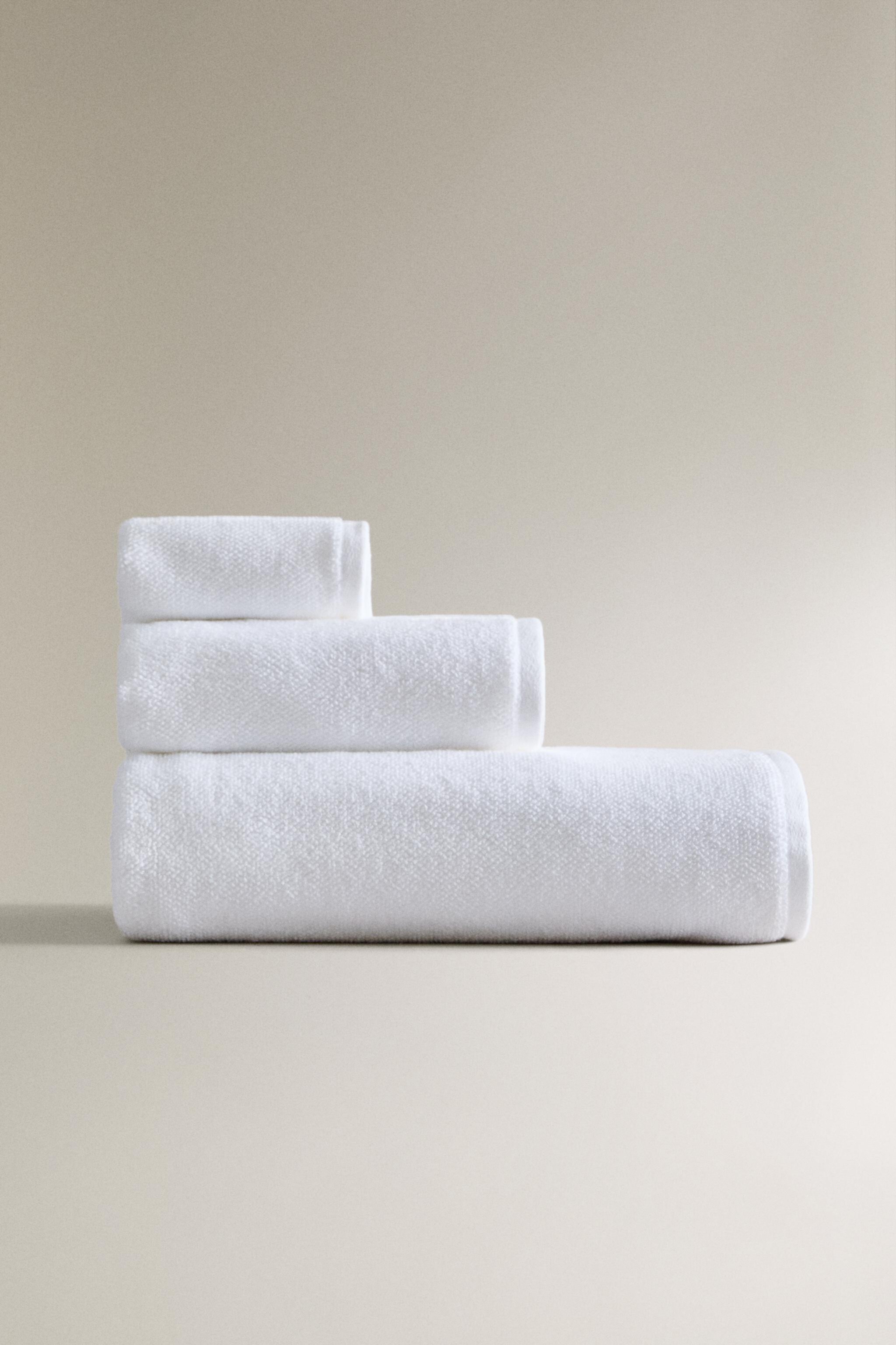 RICE STITCH COTTON BATH TOWEL Zara Home