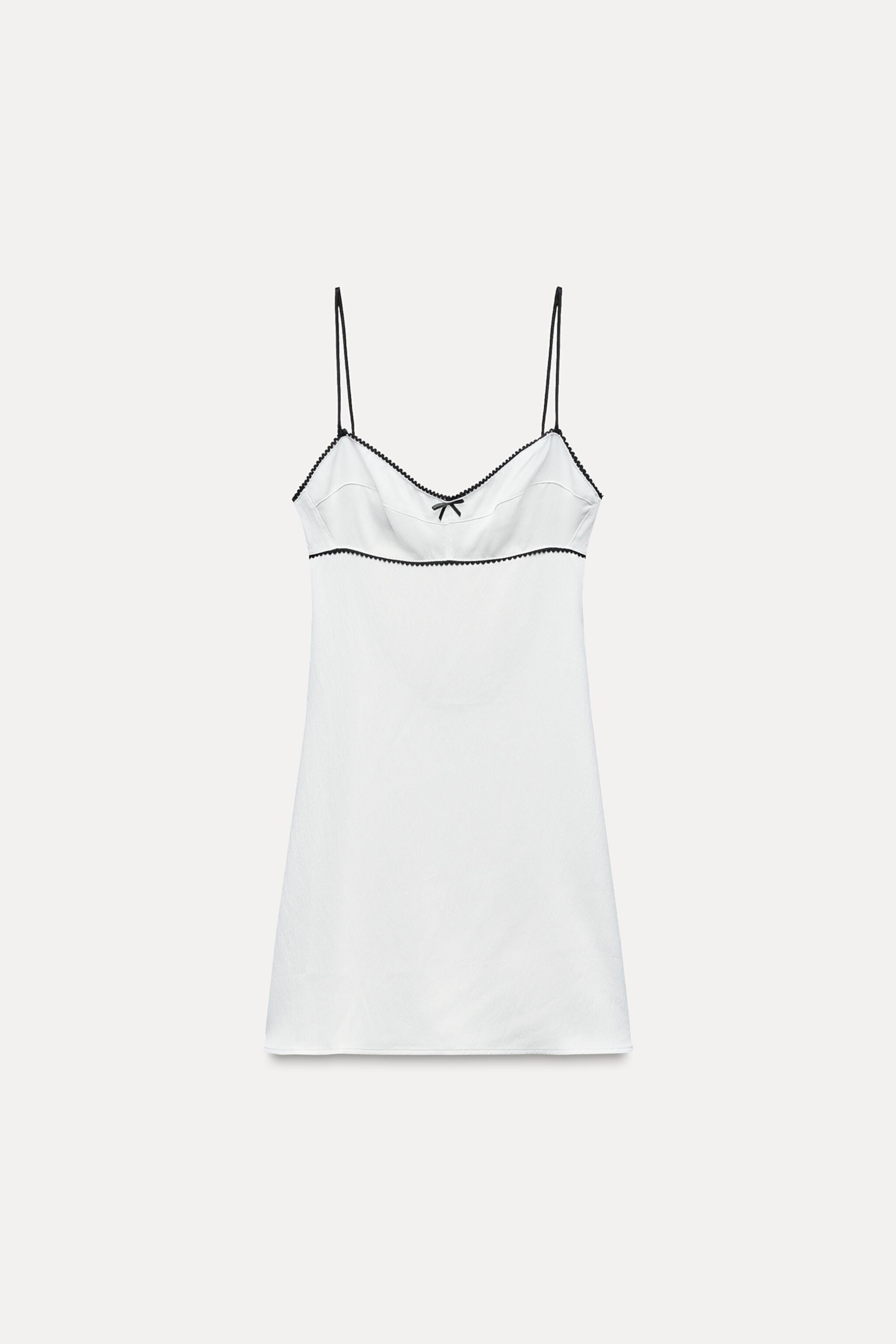 Женское Повседневное Платье ZARA SATIN SLIP DRESS ZARA