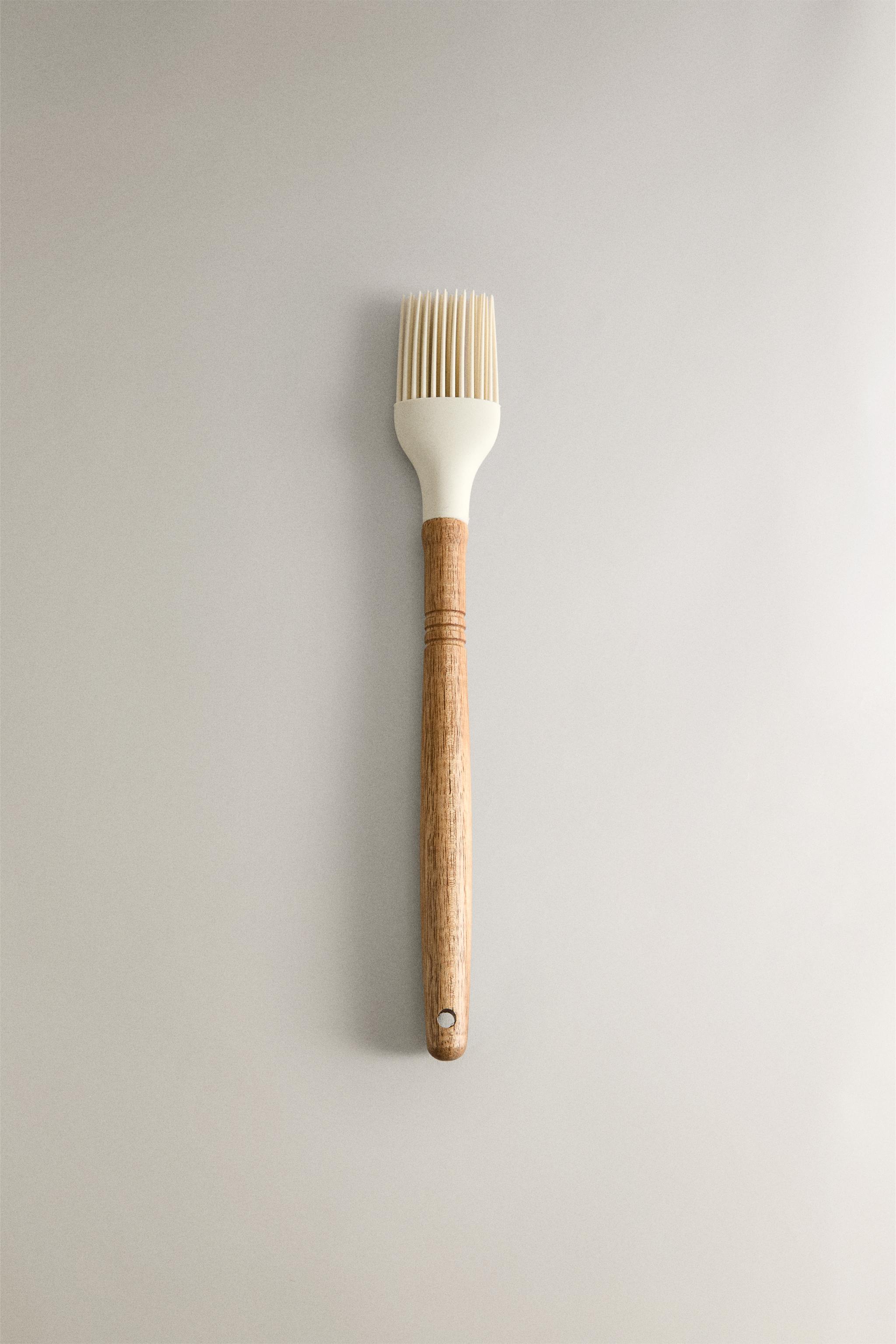 SILICONE AND WOODEN BRUSH Zarahome