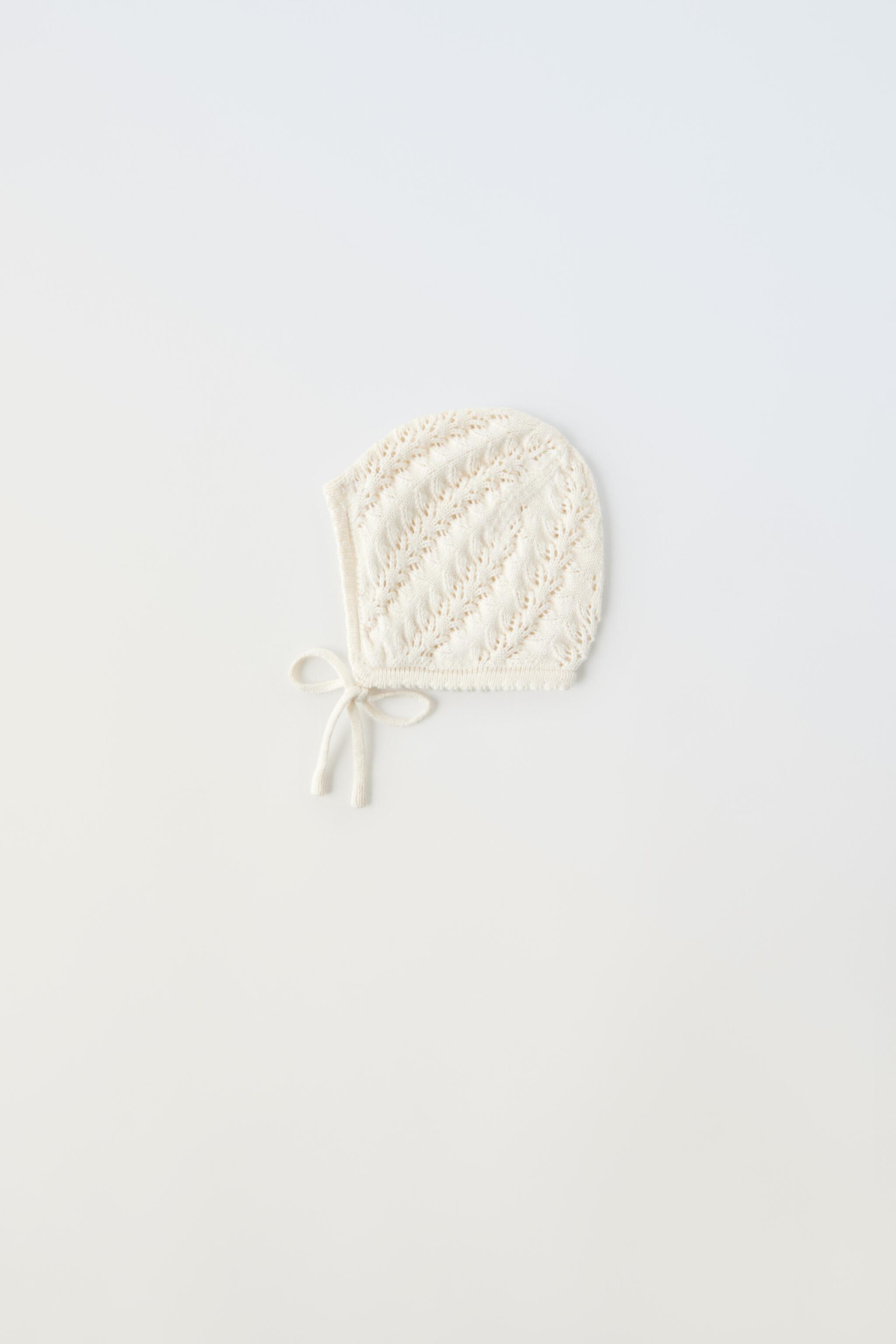 Шапка ушанка ZARA SILK BLEND KNIT HAT ZARA