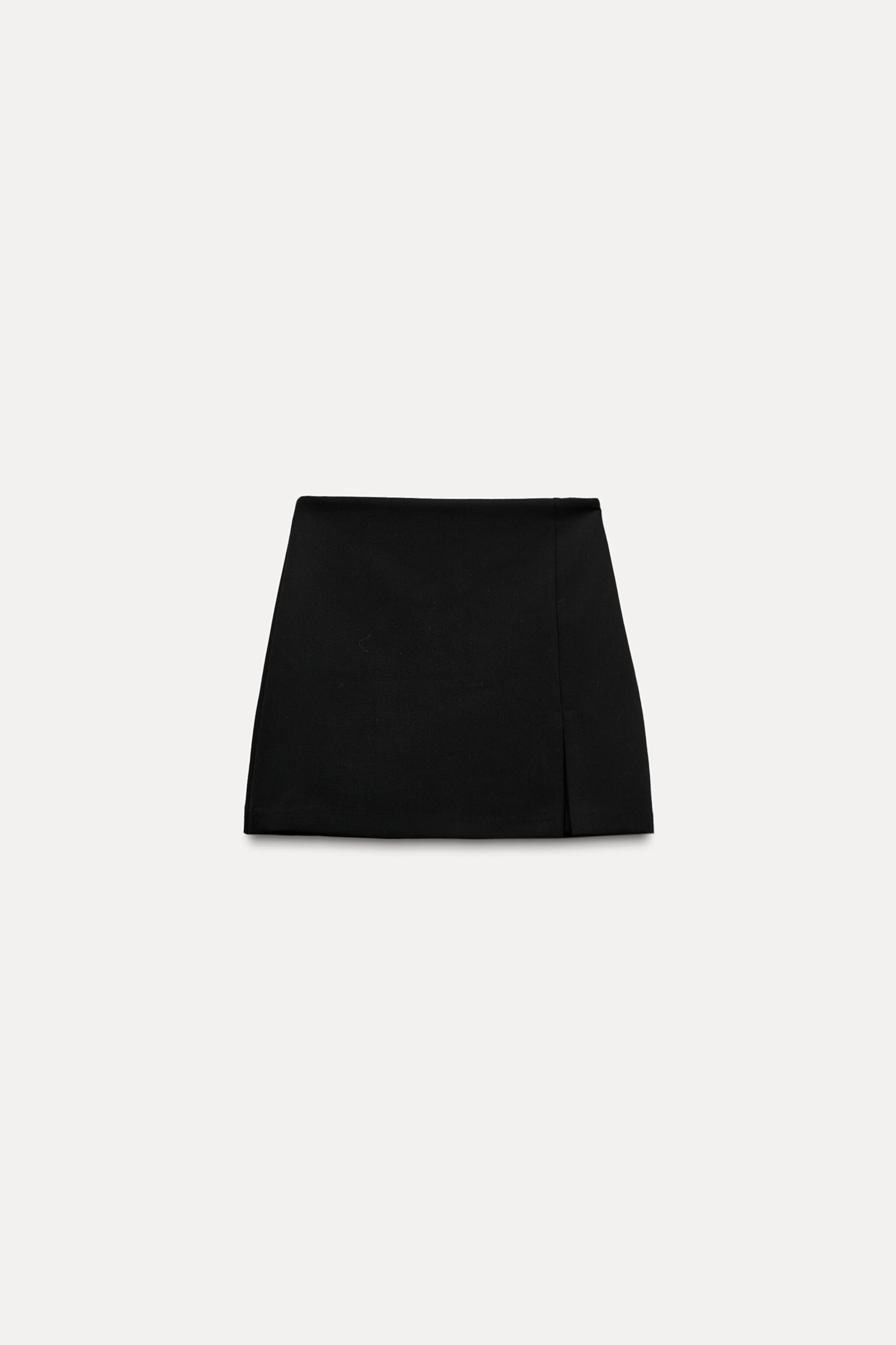 Женская Юбка-шорты ZARA SLIT HEM SKORT ZARA