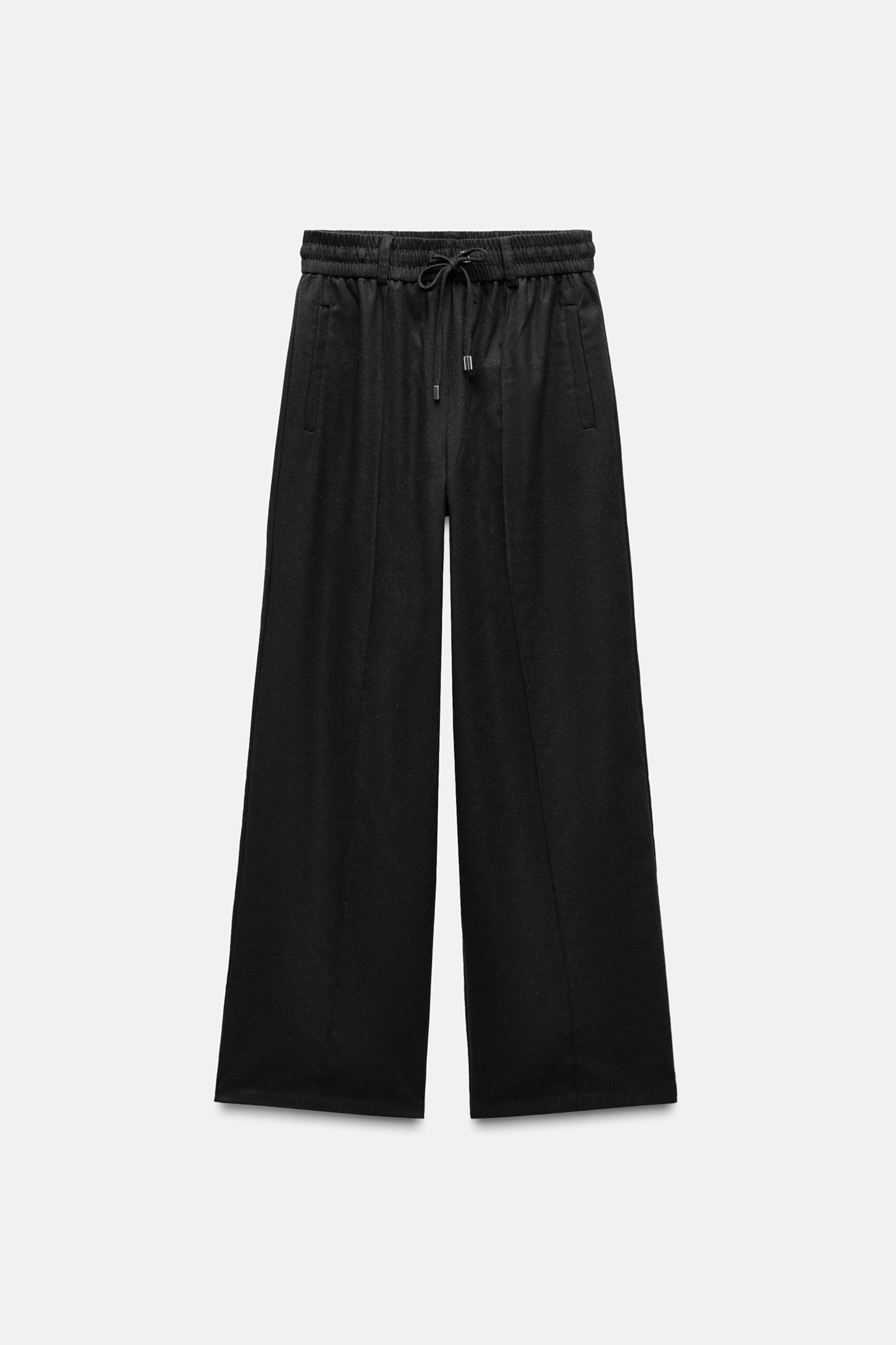 Женские Повседневные брюки ZARA SOFT WIDE LEG PANTS ZARA