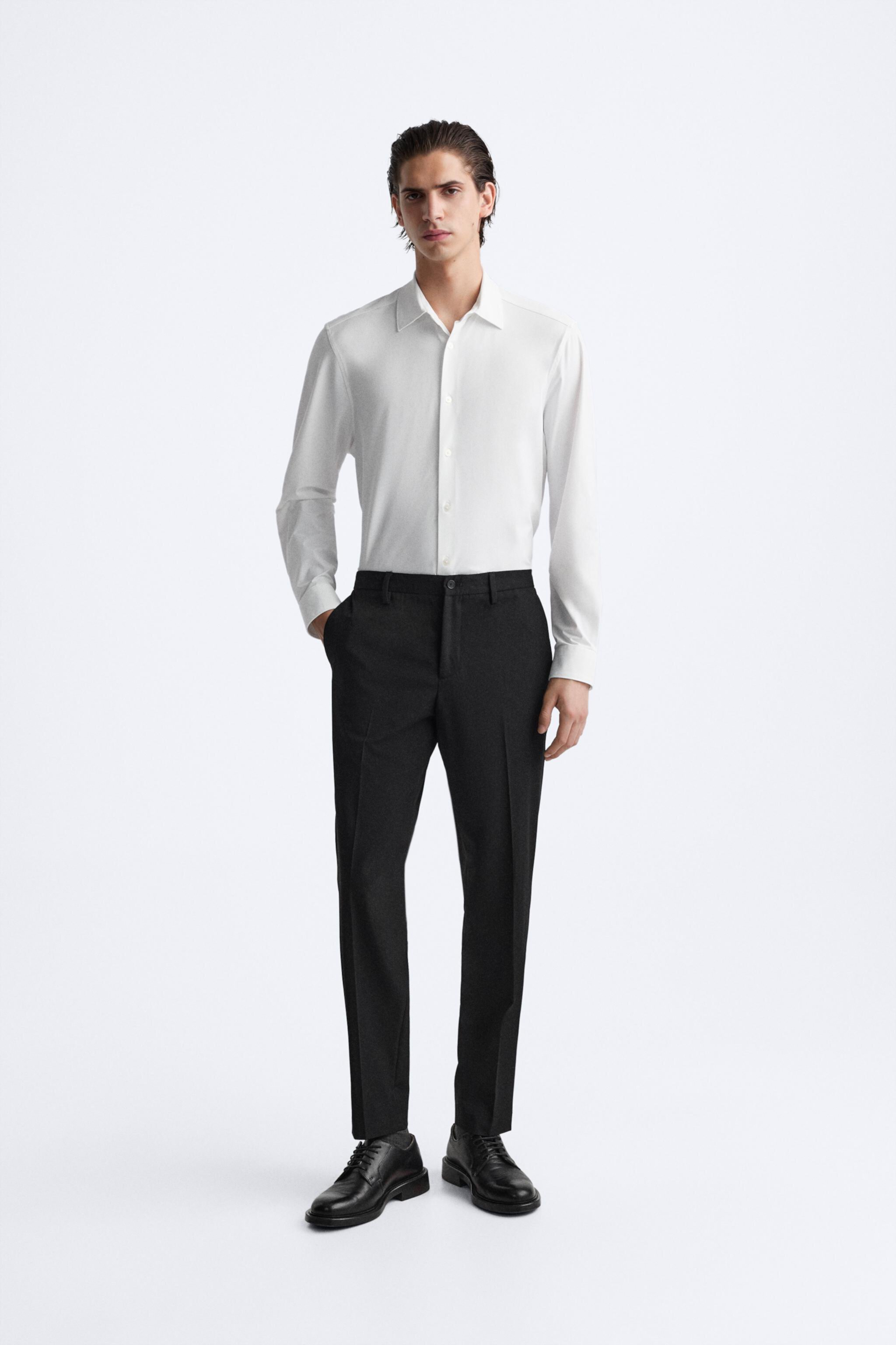 Мужская Повседневная рубашка ZARA STRETCH SHIRT ZARA