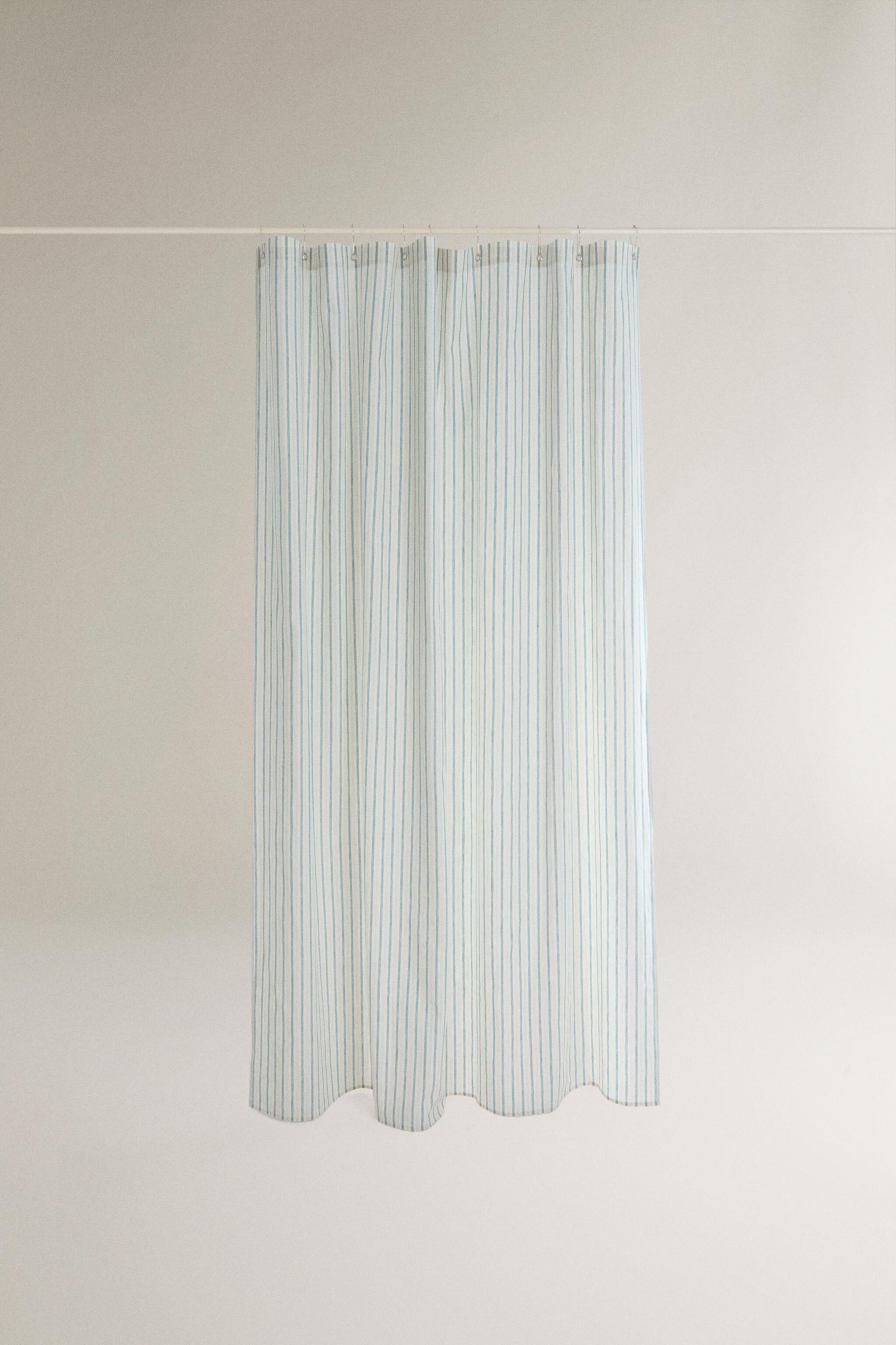 STRIPED SHOWER CURTAIN Zara Home