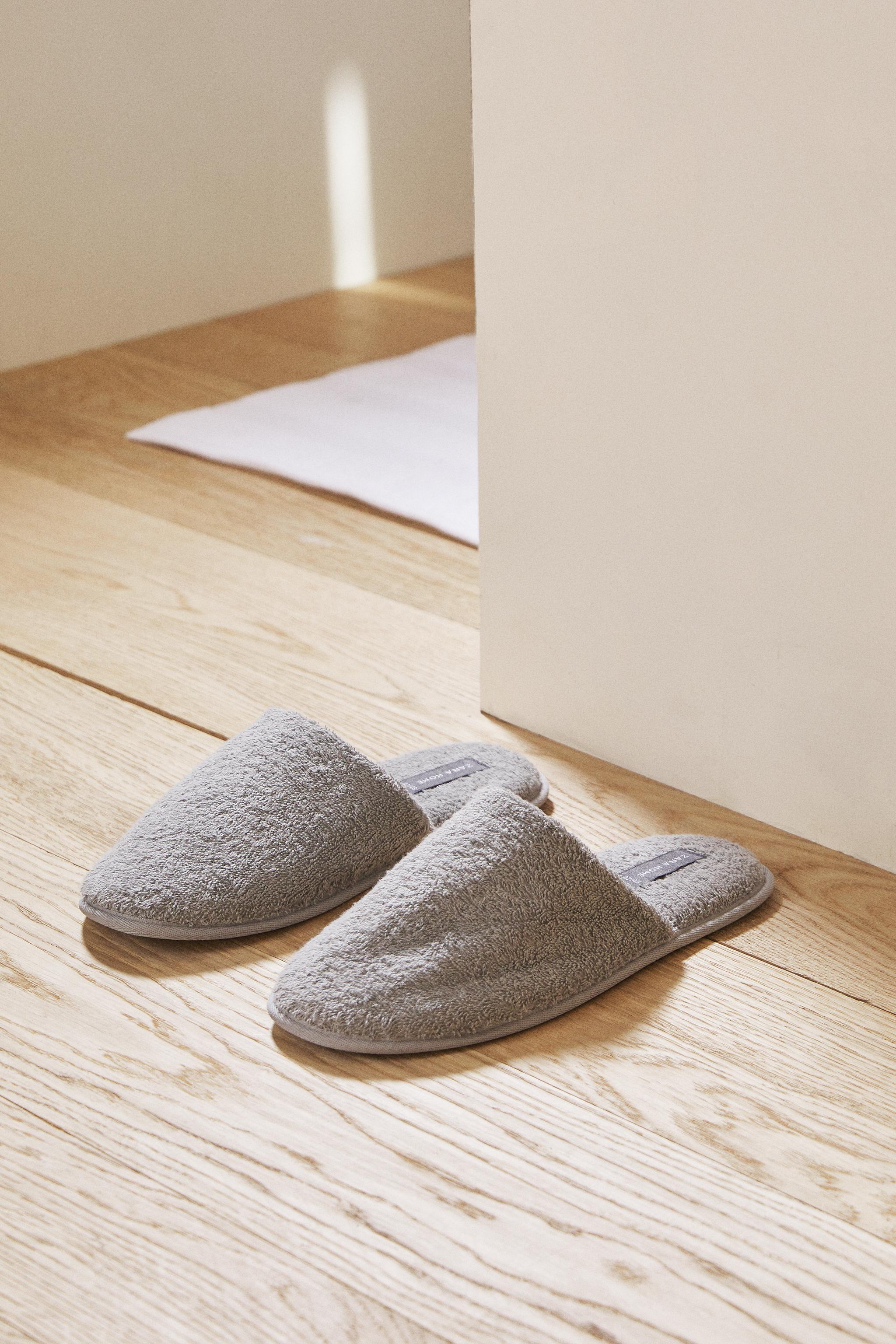 Унисекс Тапочки Zara Home TERRY SLIPPERS Zara Home