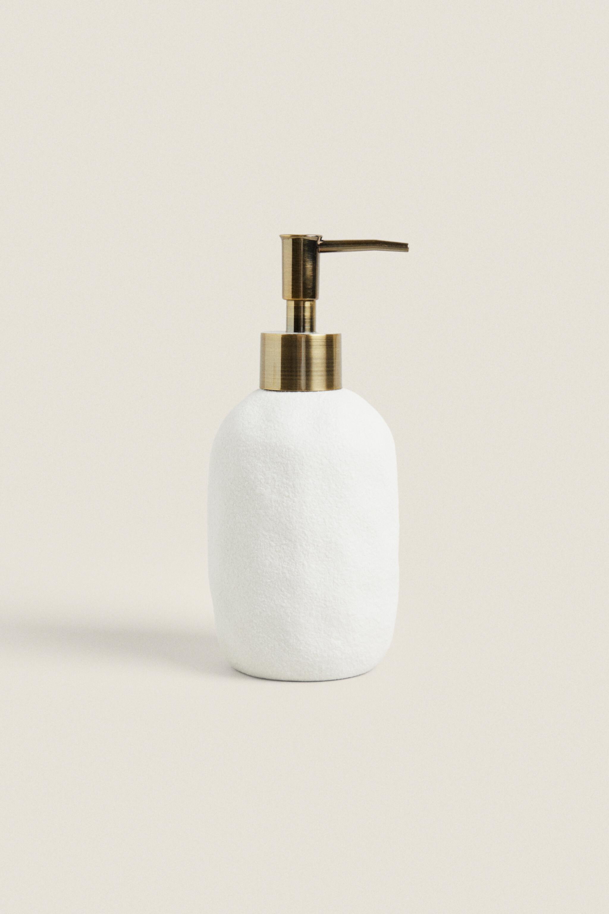 TEXTURED CERAMIC BATHROOM DISPENSER Zara Home