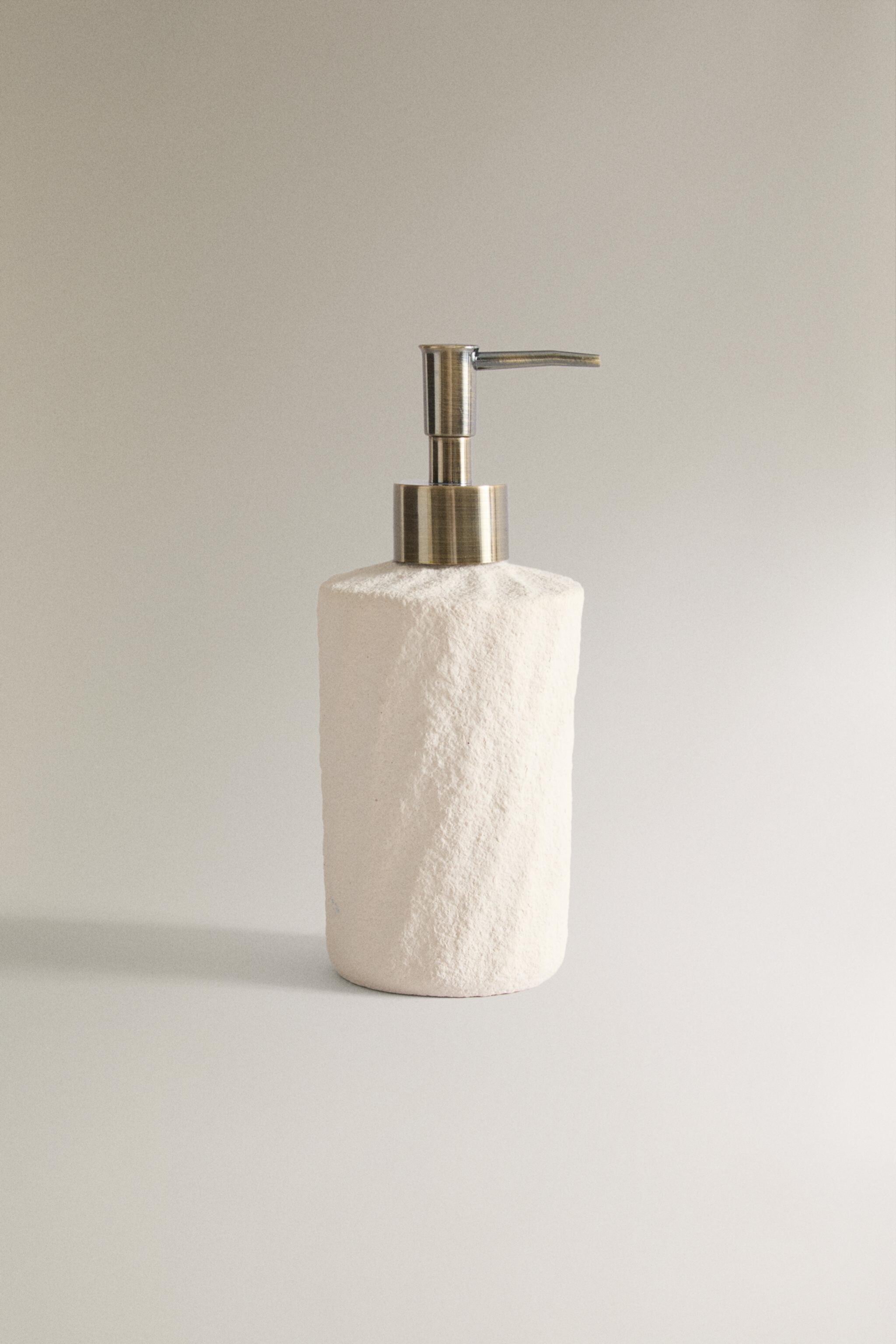 TEXTURED CERAMIC BATHROOM DISPENSER Zara Home