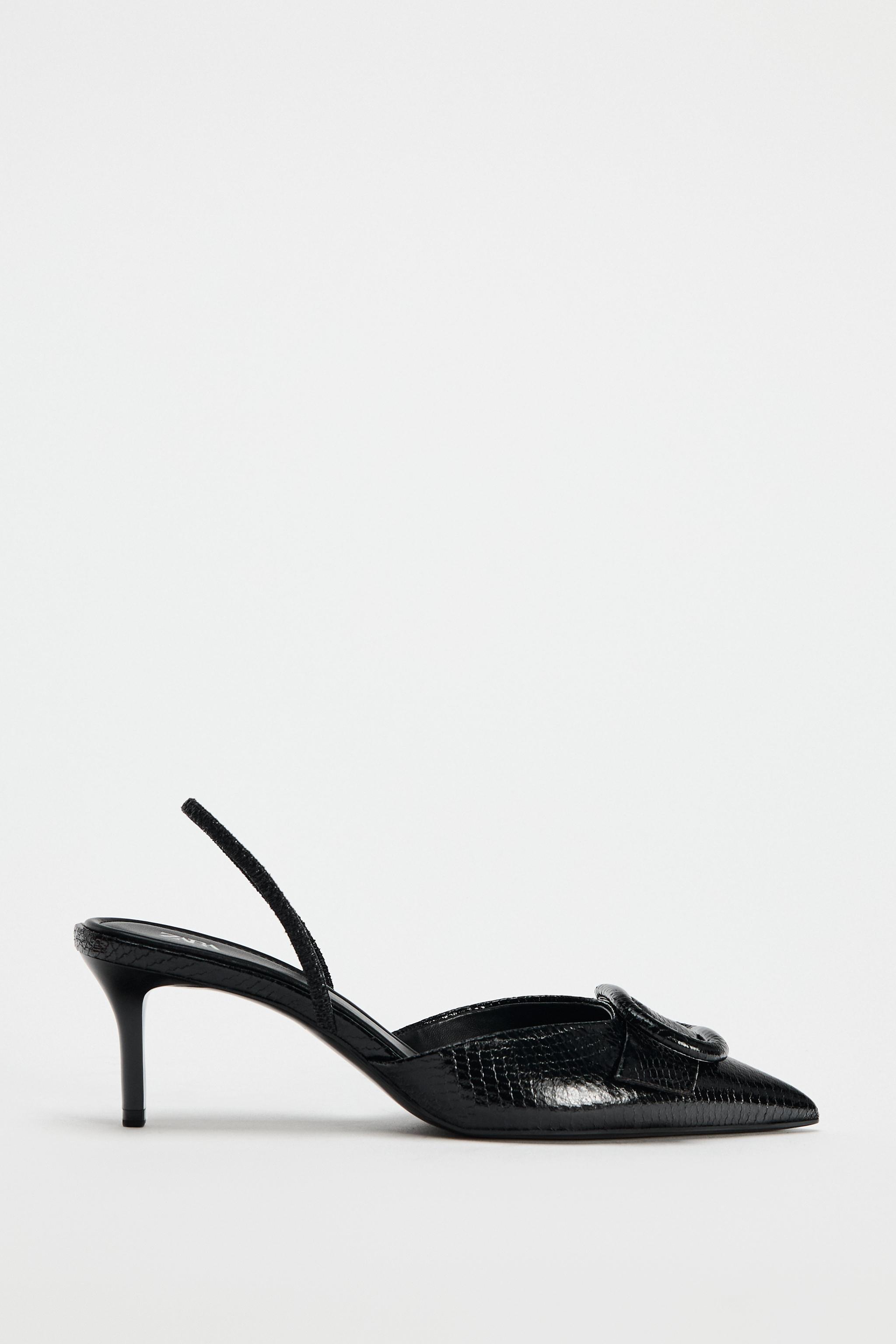 Женские Лодочки Zara THIN HEELED SLINGBACK ZARA