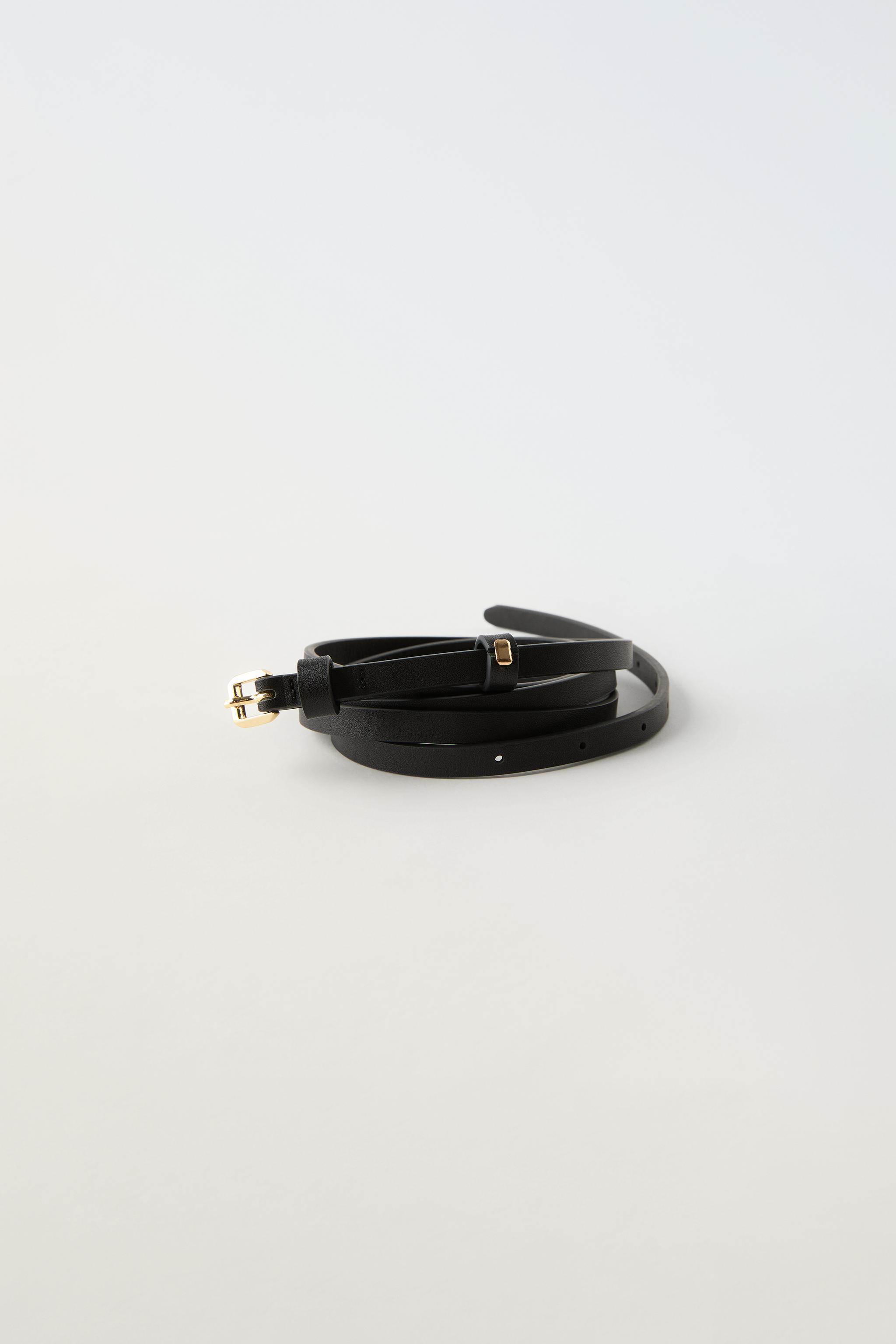 Ремень ZARA THIN LEATHER BELT ZARA