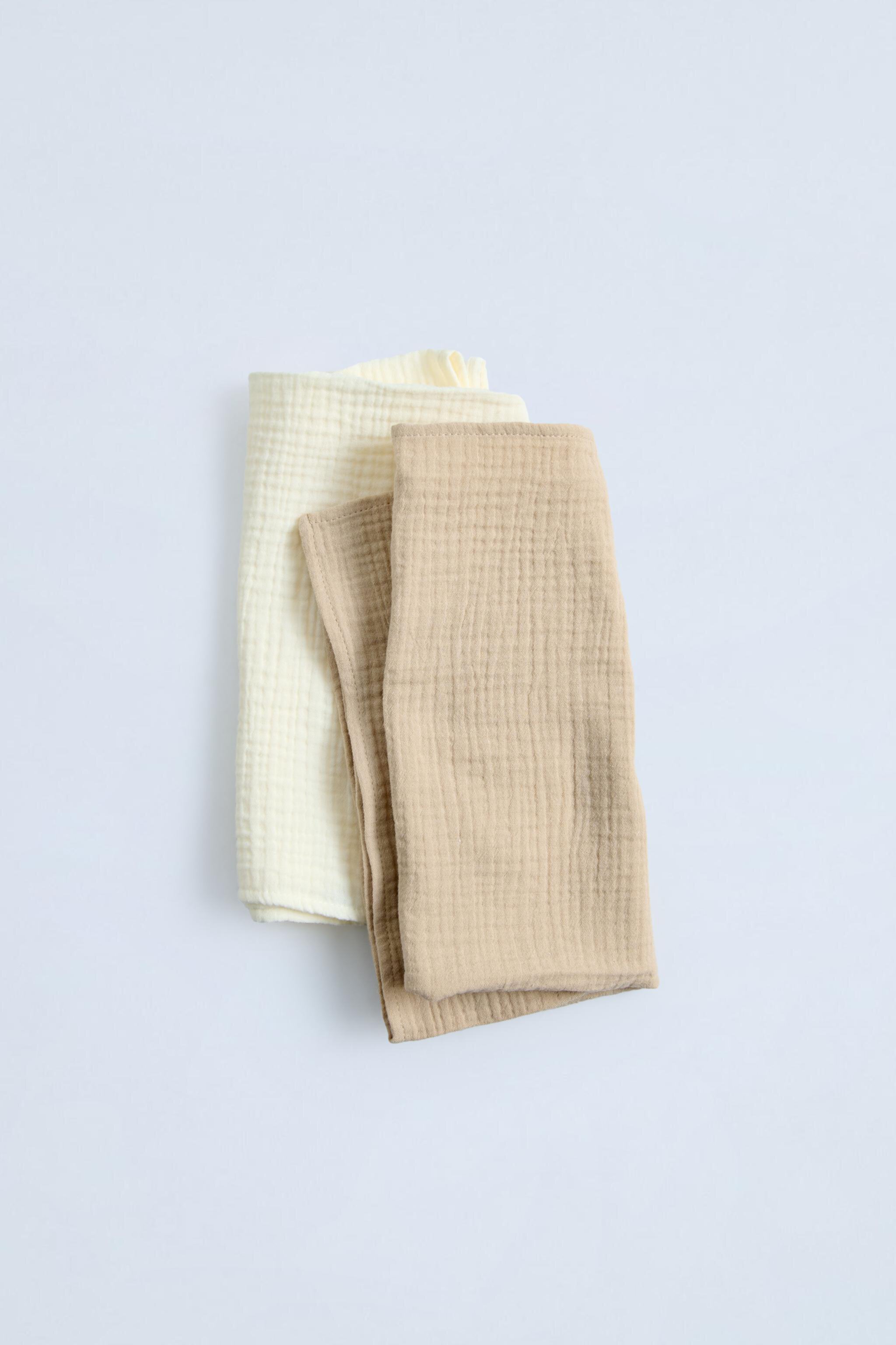 TWO-PACK OF BASIC MUSLIN SWADDLES ZARA