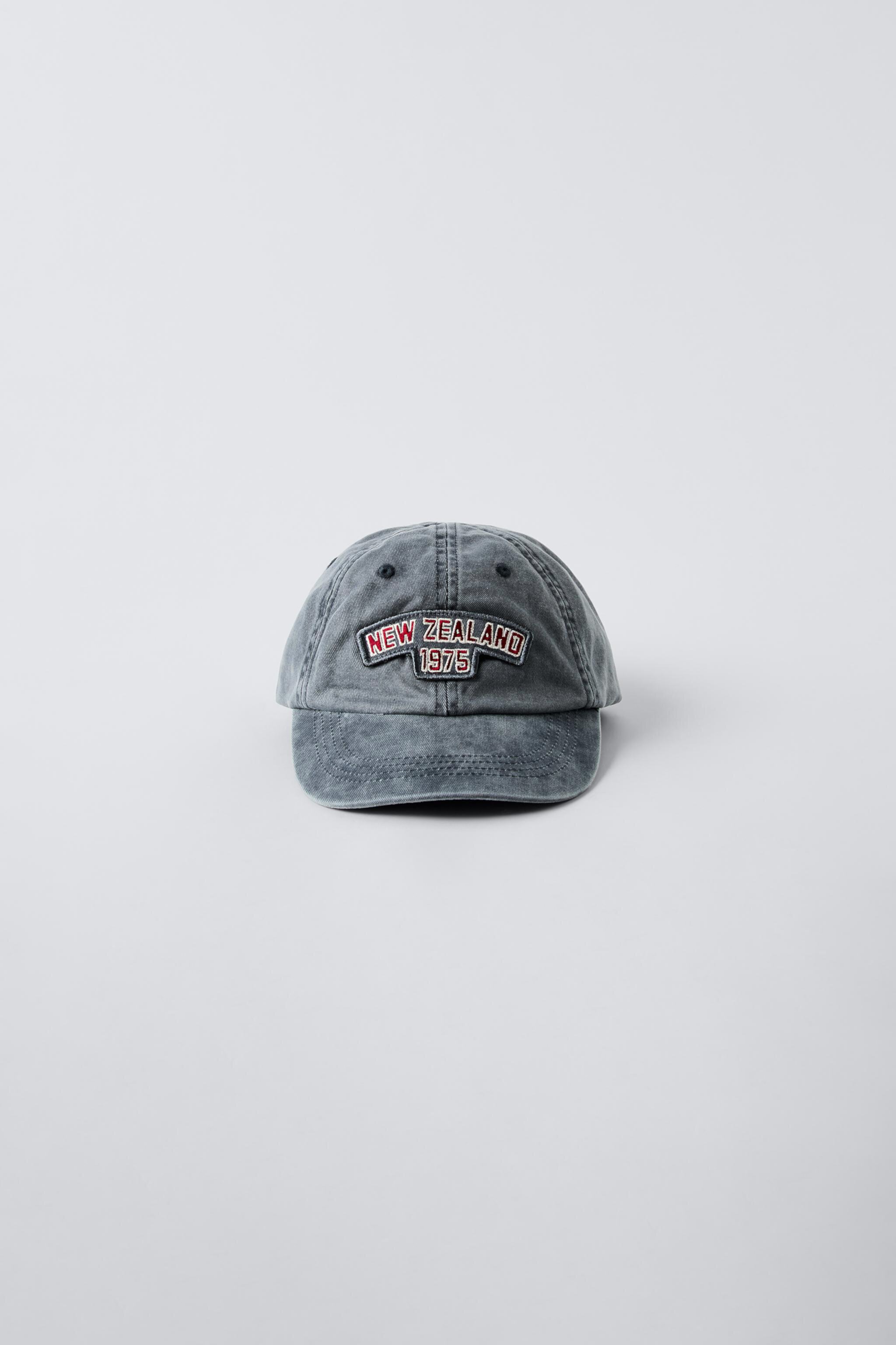 Бейсболка ZARA Washed Embroidered Cap ZARA